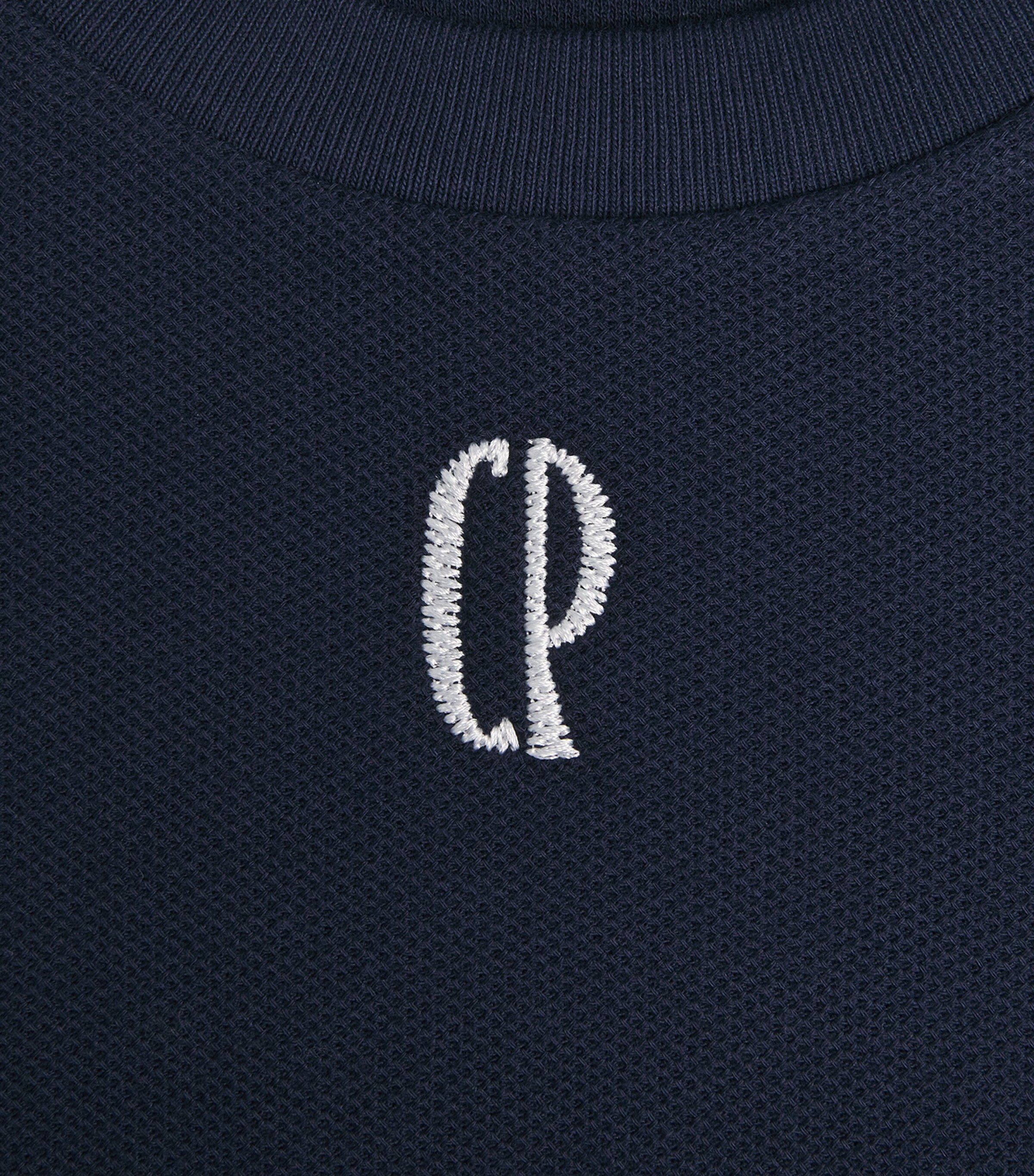 Claudie Pierlot Womens Cotton Logo-Embroidered T-Shirt Navy Image 6