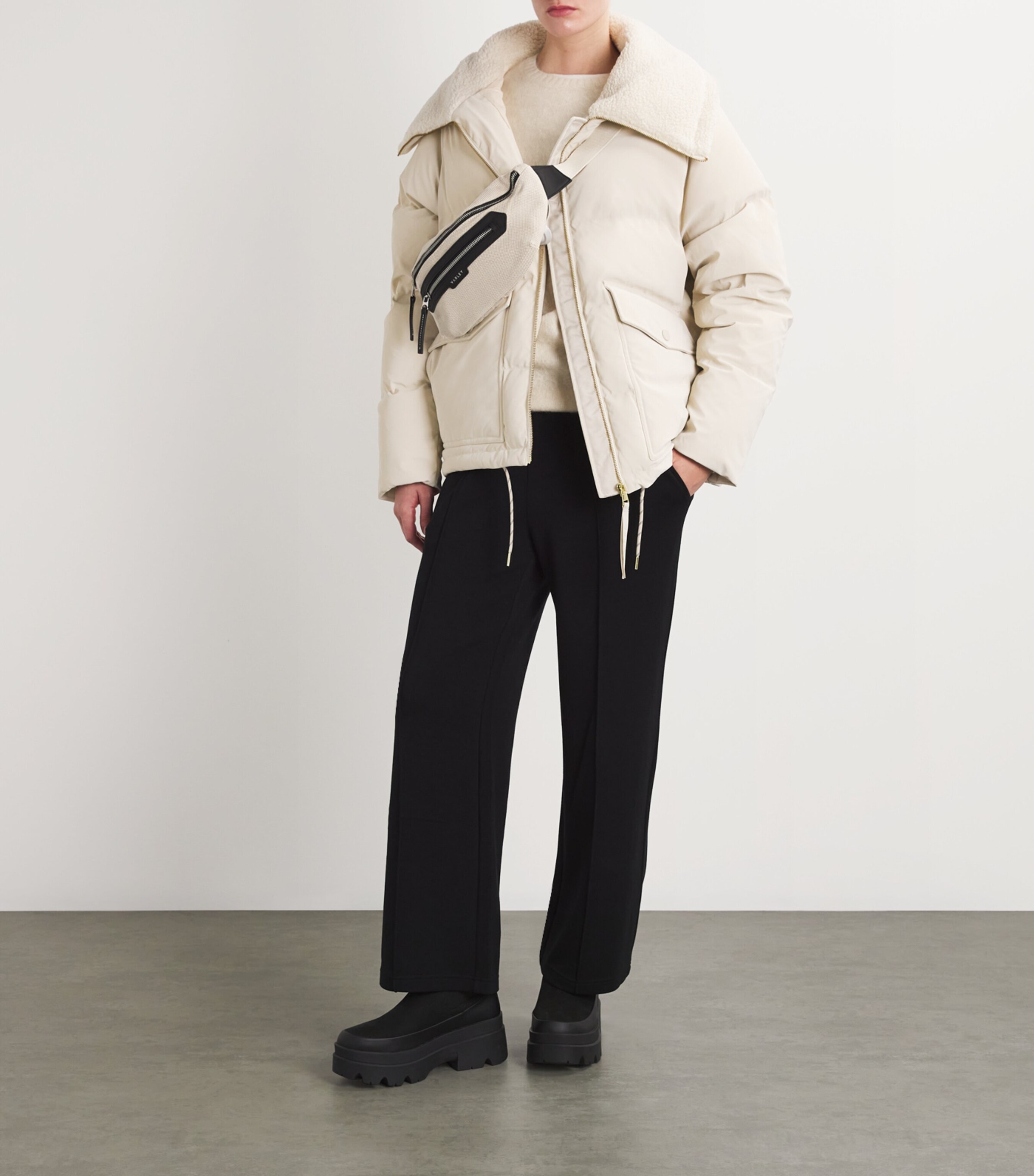 Varley Ivory Down Roseville Puffer Jacket | Harrods US