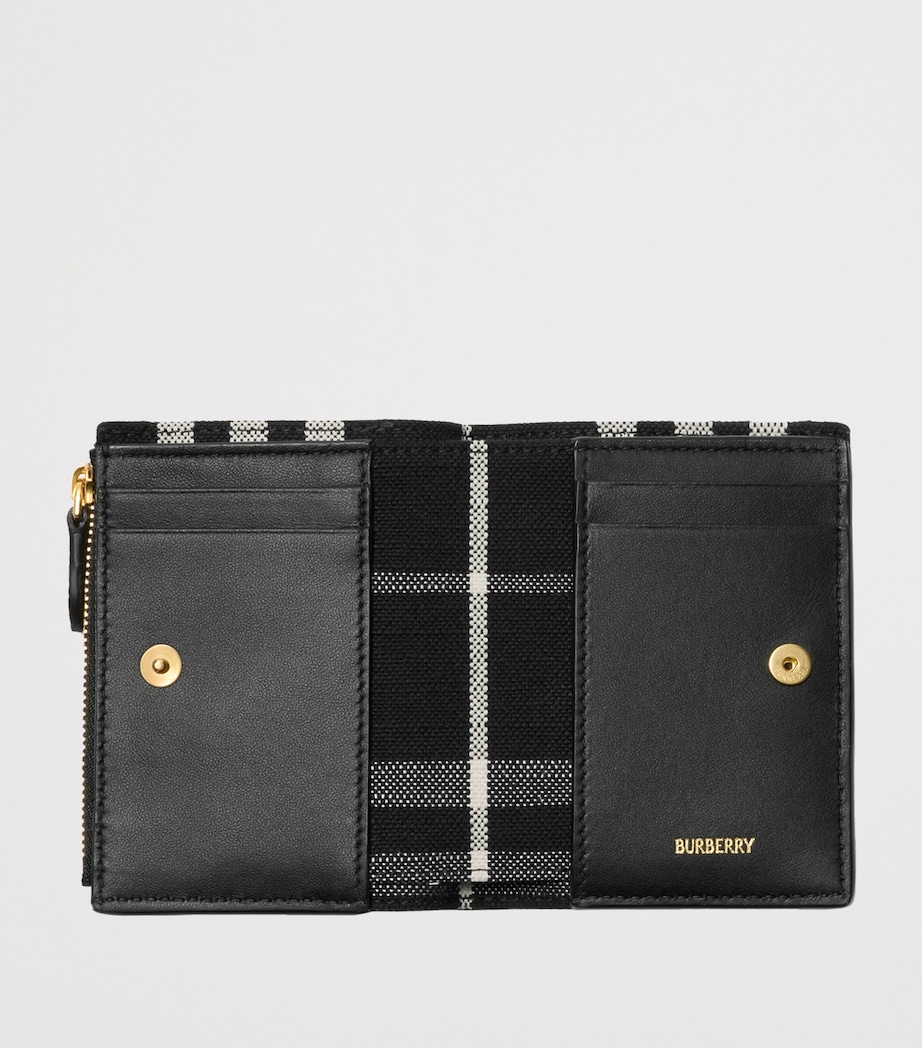Leather Bloomsbury Wallet BLACKBLACK CALICO Image 3
