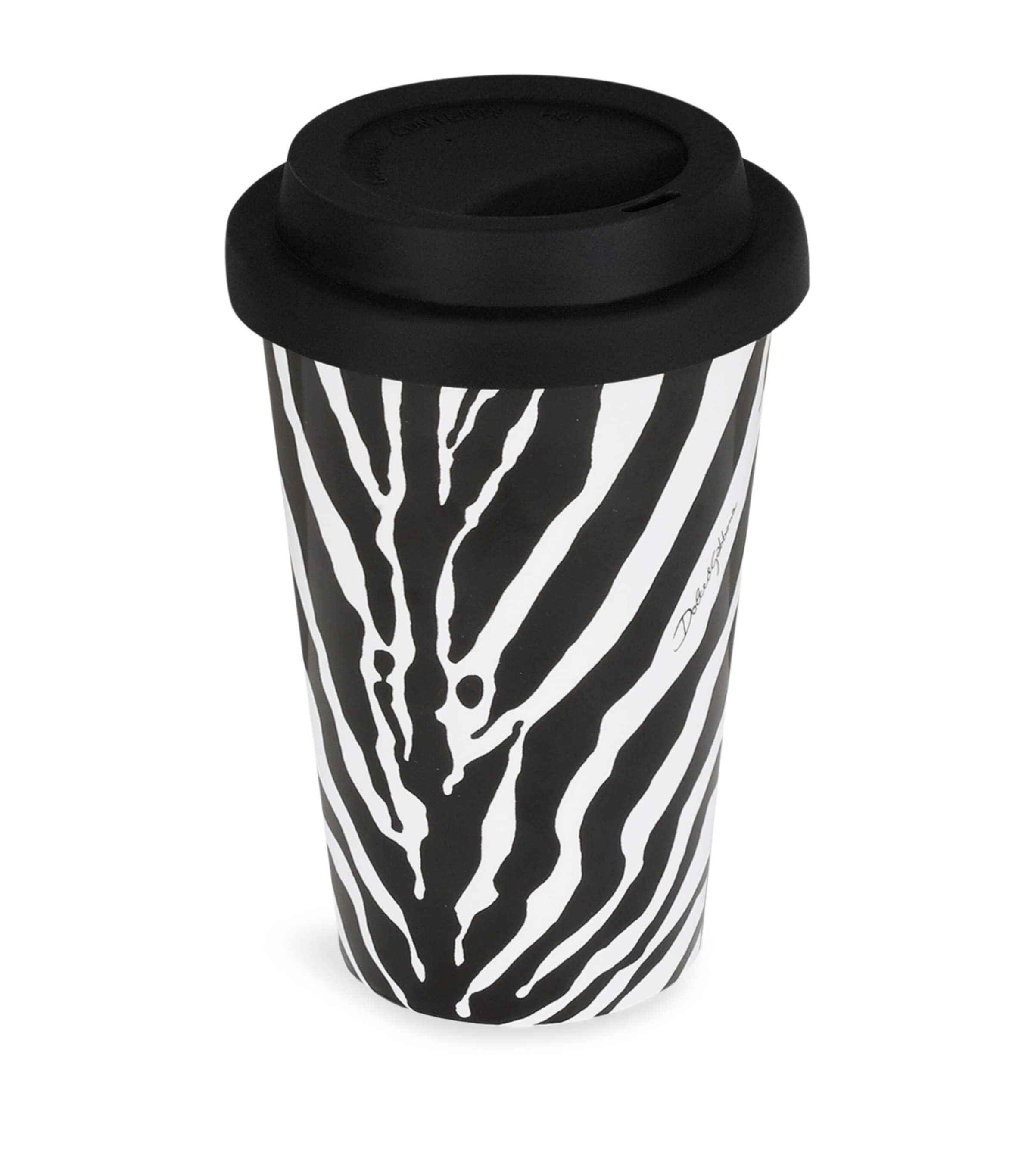 Dolce&Gabbana Casa Ceramic Zebra Travel Mug Zebra Image 2