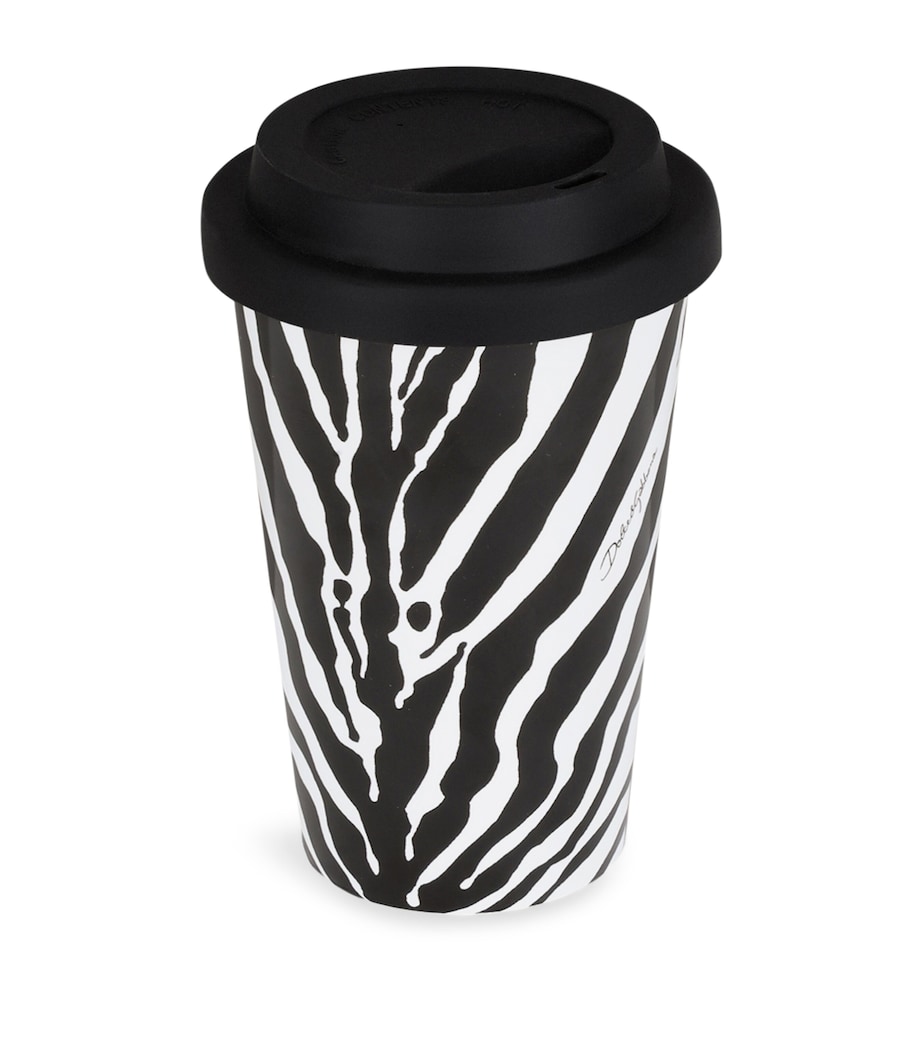 Dolce&Gabbana Casa Ceramic Zebra Travel Mug Zebra Image 2
