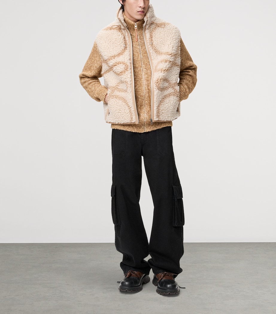 Cotton Cargo Trousers BLACK Image 2