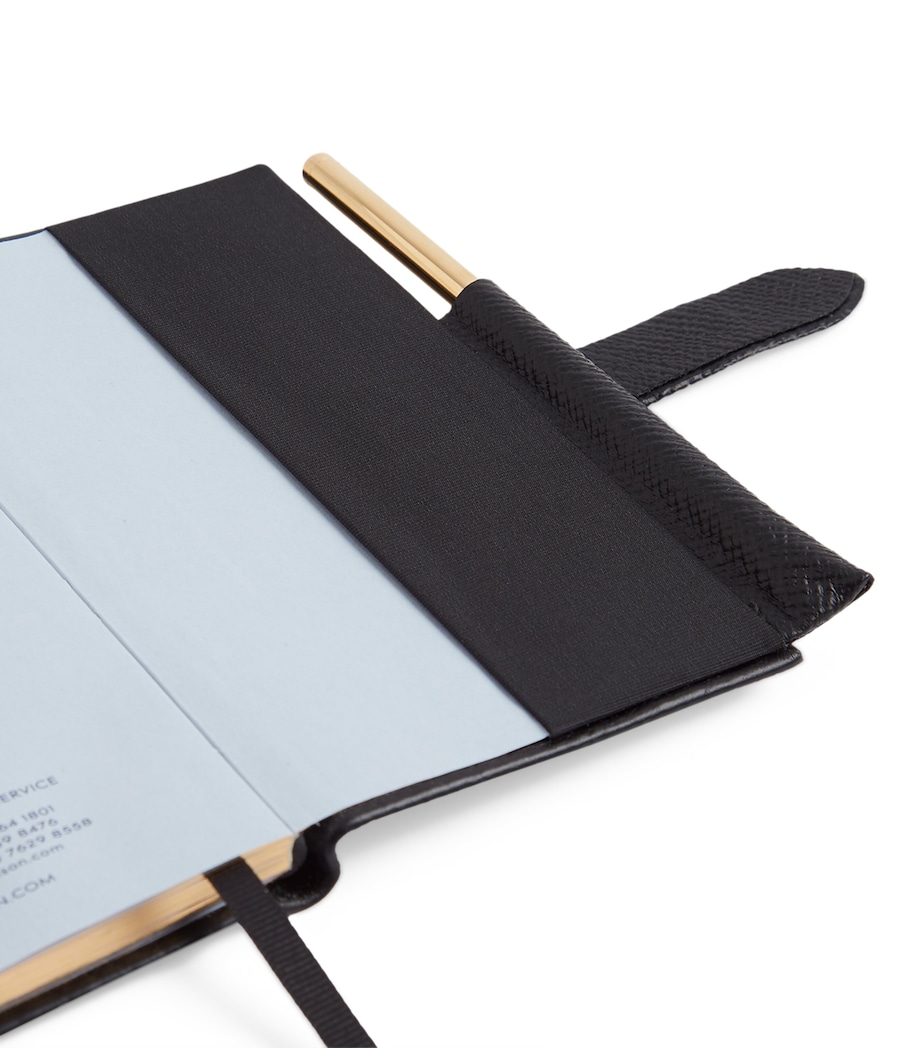 Panama Leather 2026 Weekly Diary BLACK Image 4