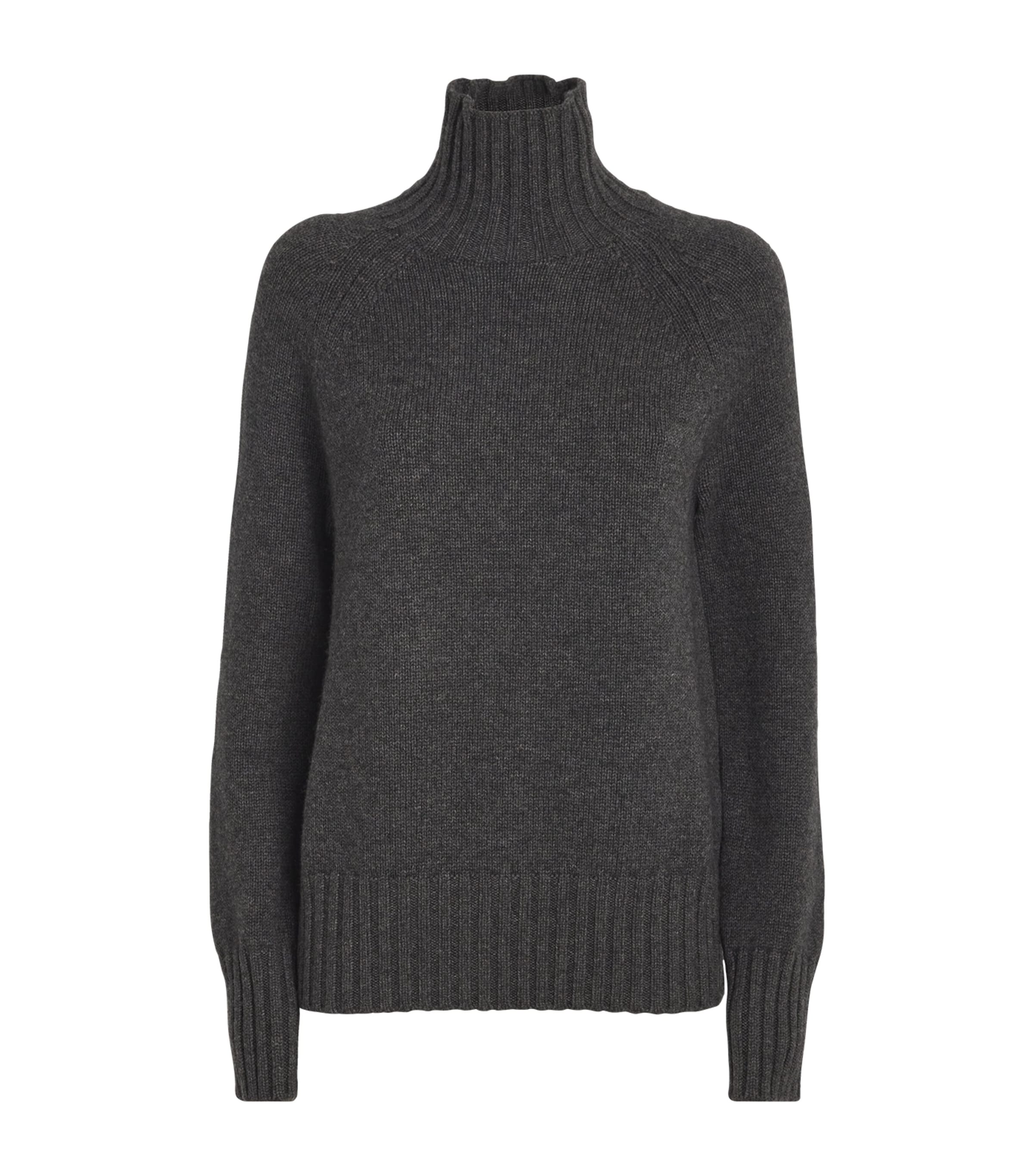 MAX MARA WOOL-CASHMERE ROLLNECK SWEATER 