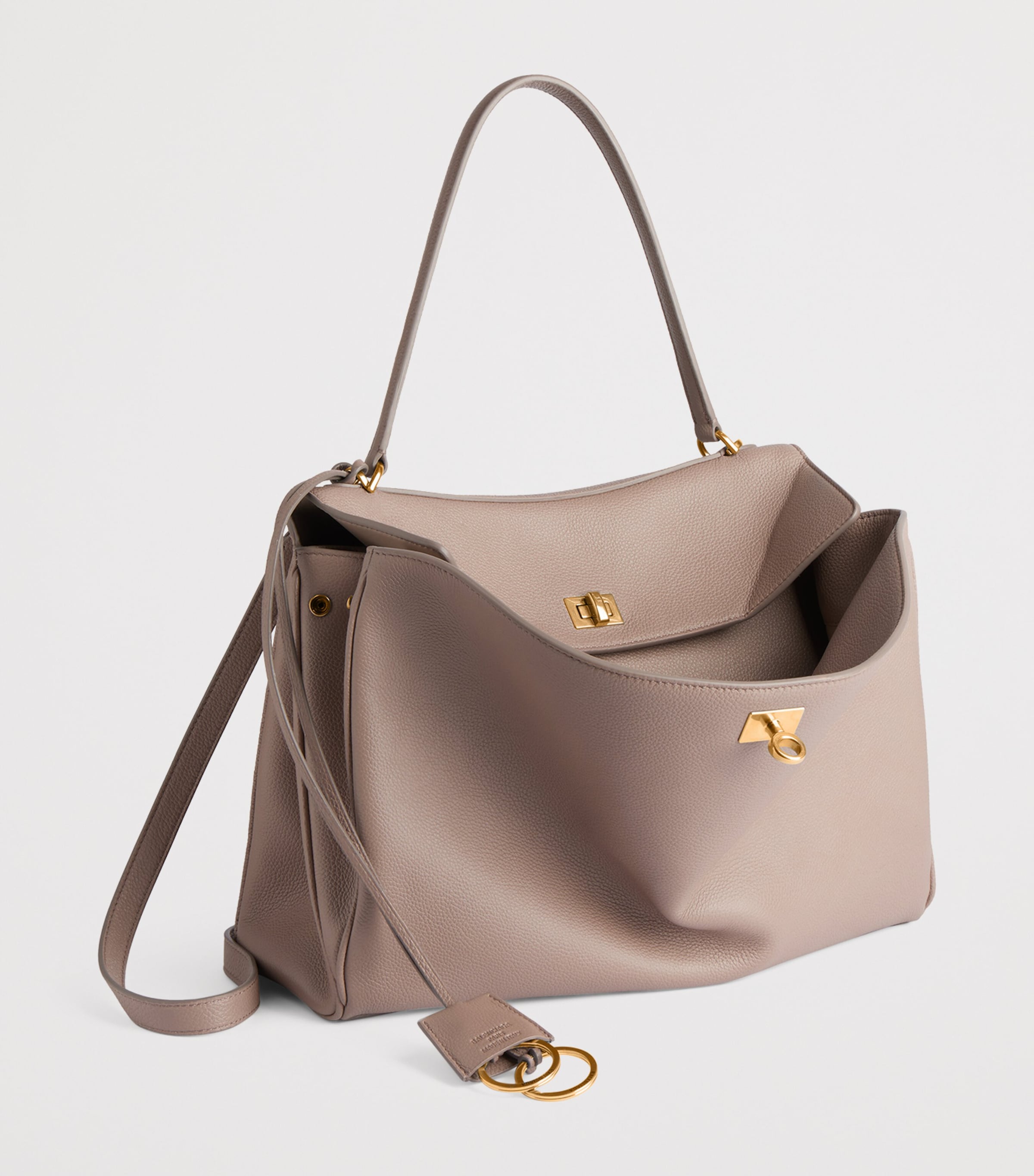 Medium Leather Rodeo Top-Handle Bag 2914 Image 6