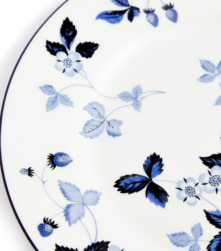 Wild Strawberry Inky Blue Plate (20.5cm) MULTI Image 3