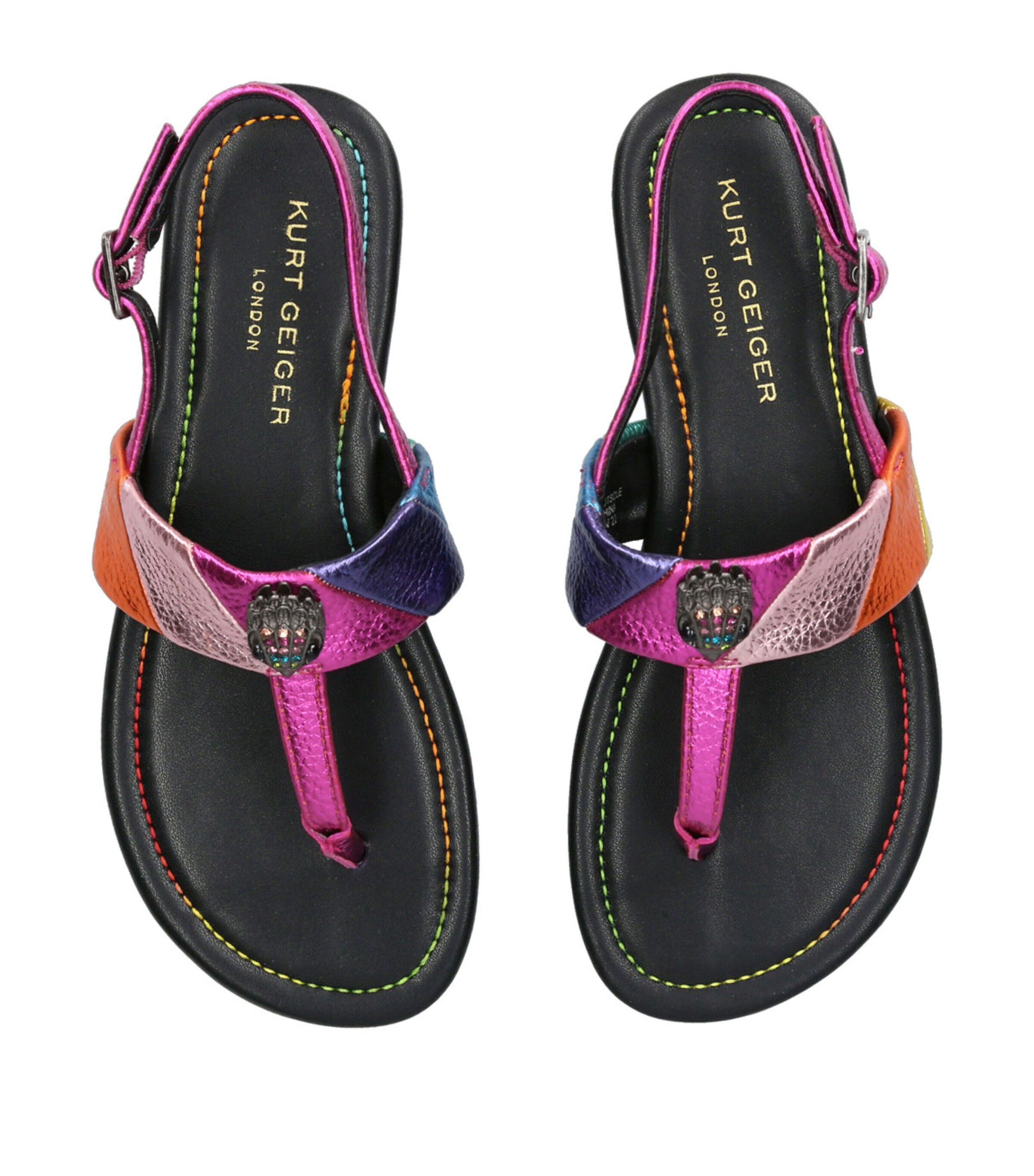 Kurt Geiger London Mini Kensington T-Bar Sandals Mult/other Image 4