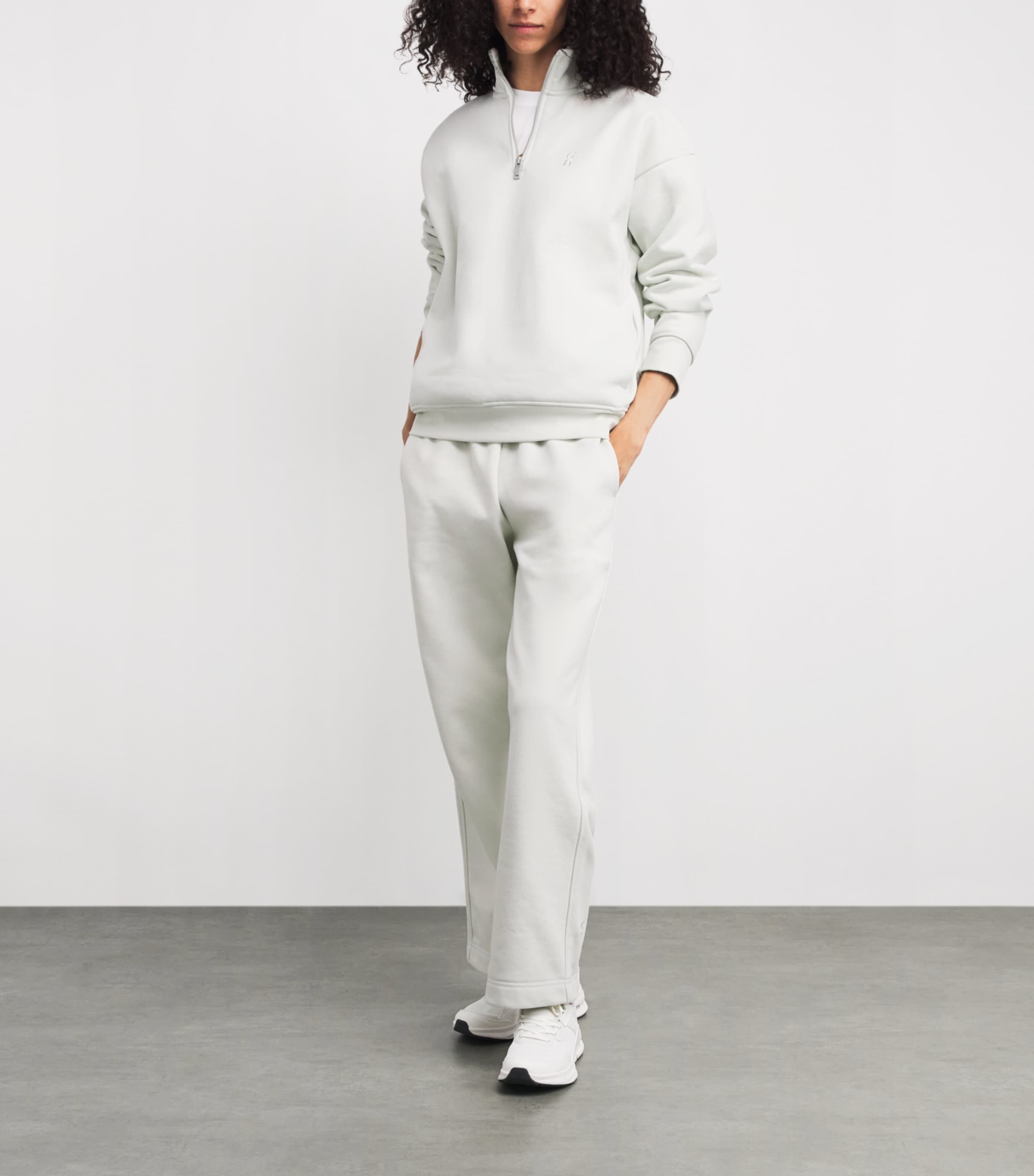 Club Collective Half-Zip Sweatshirt WHITE Image 2