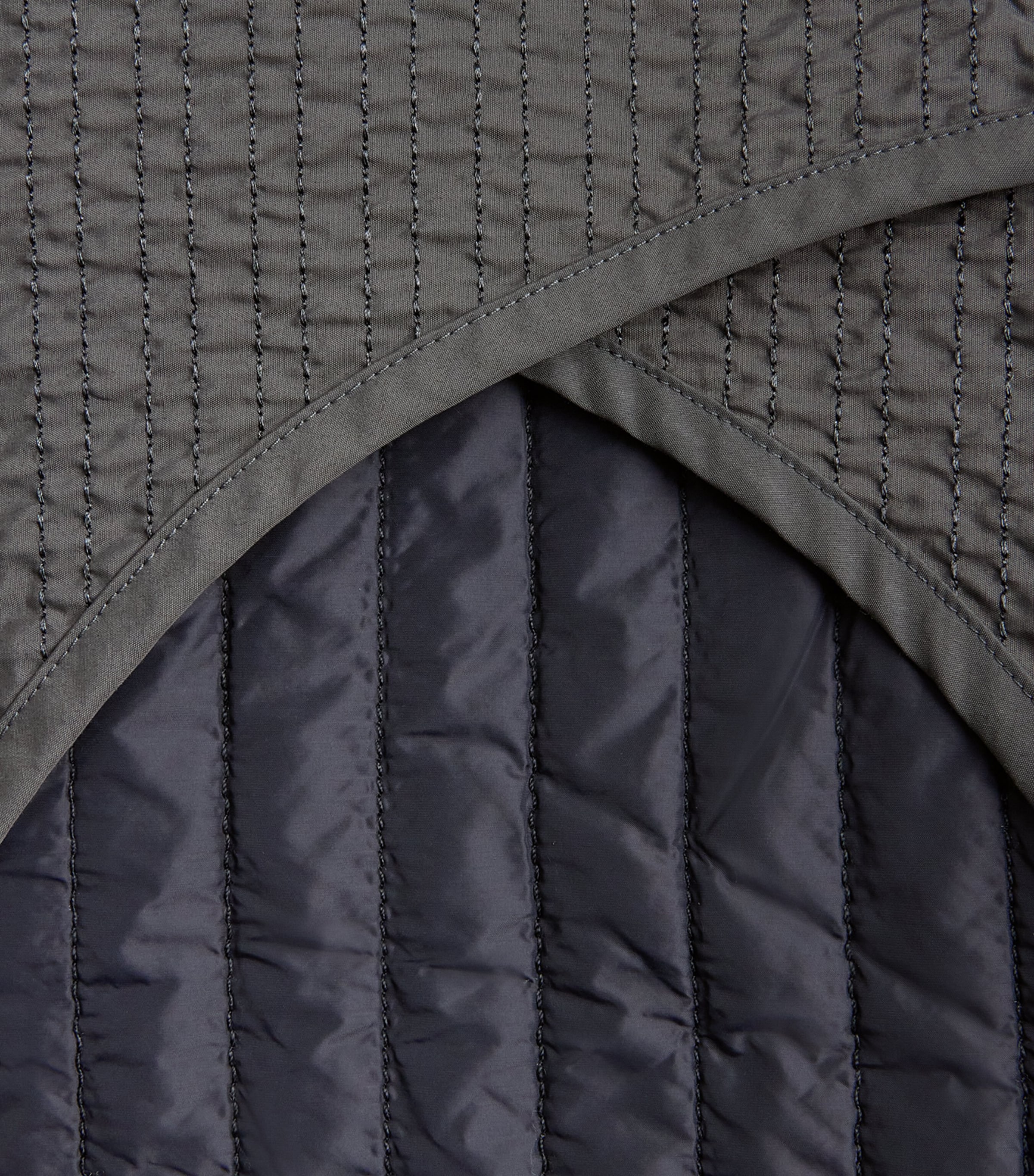 Craig Green Mens Double Quilted Workwear Jacket Grey/ Black Image 6