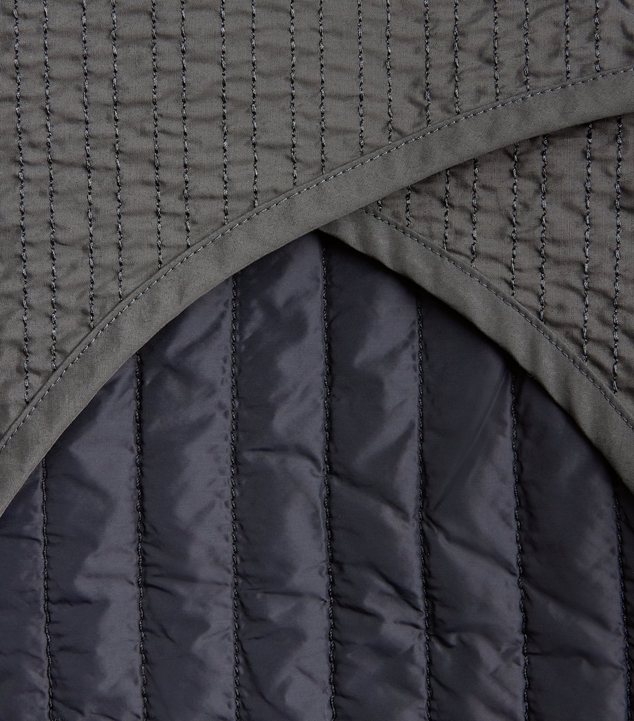 Craig Green Mens Double Quilted Workwear Jacket Grey/ Black Image 6