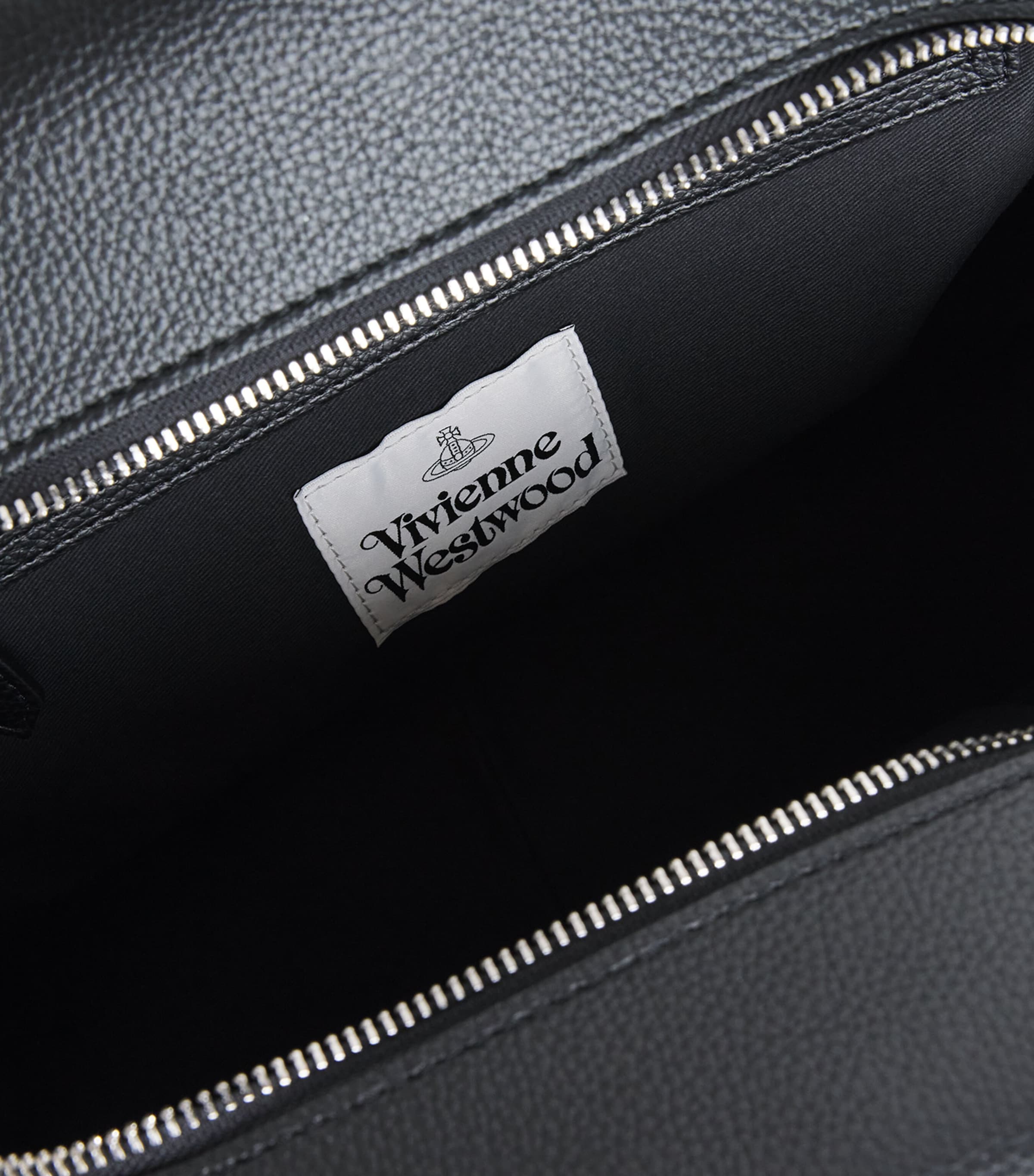 Vivienne Westwood Large Yasmine Top-Handle Bag Black Image 6
