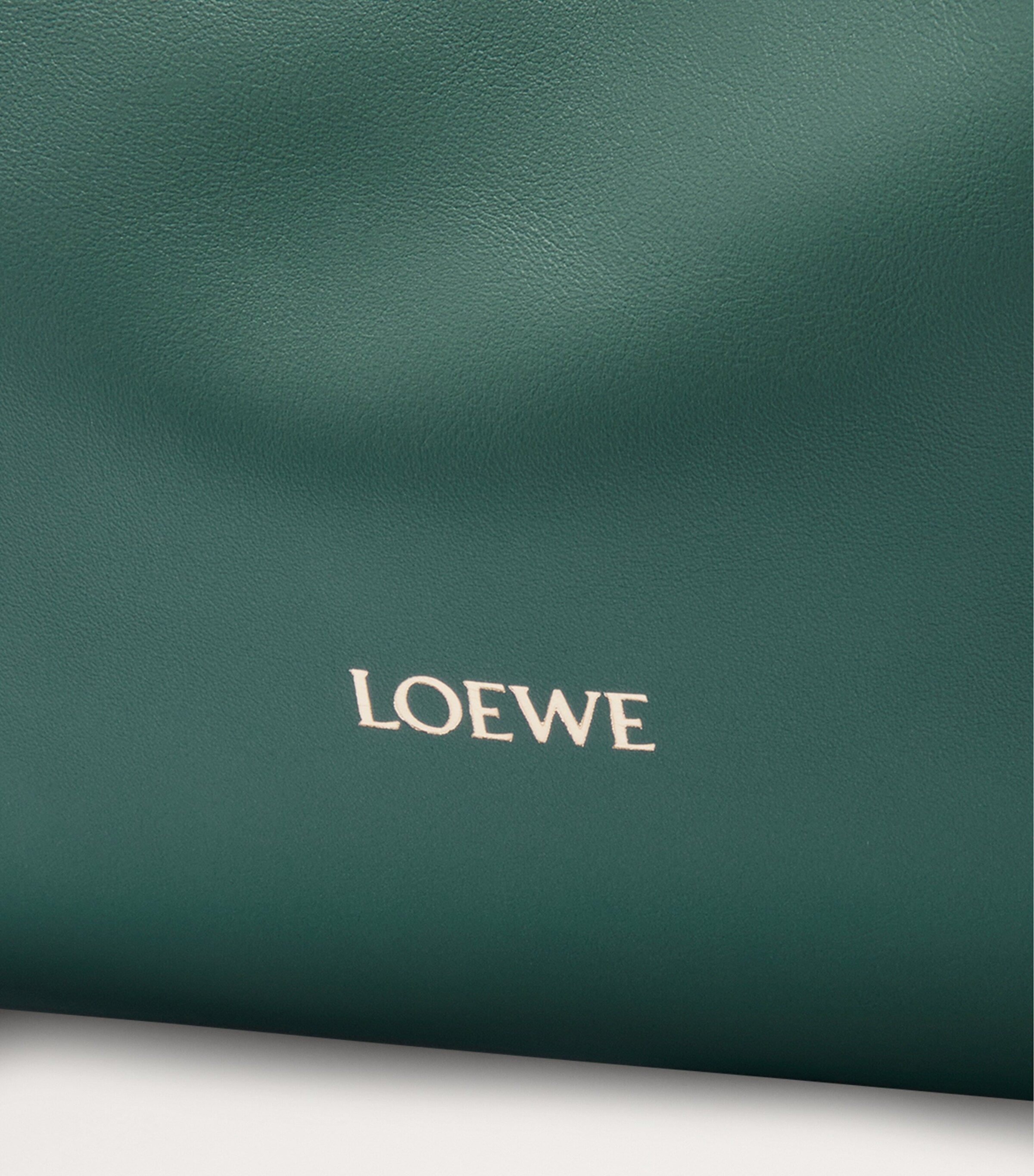 LOEWE Medium Leather Flamenco Purse Vetiver Image 8