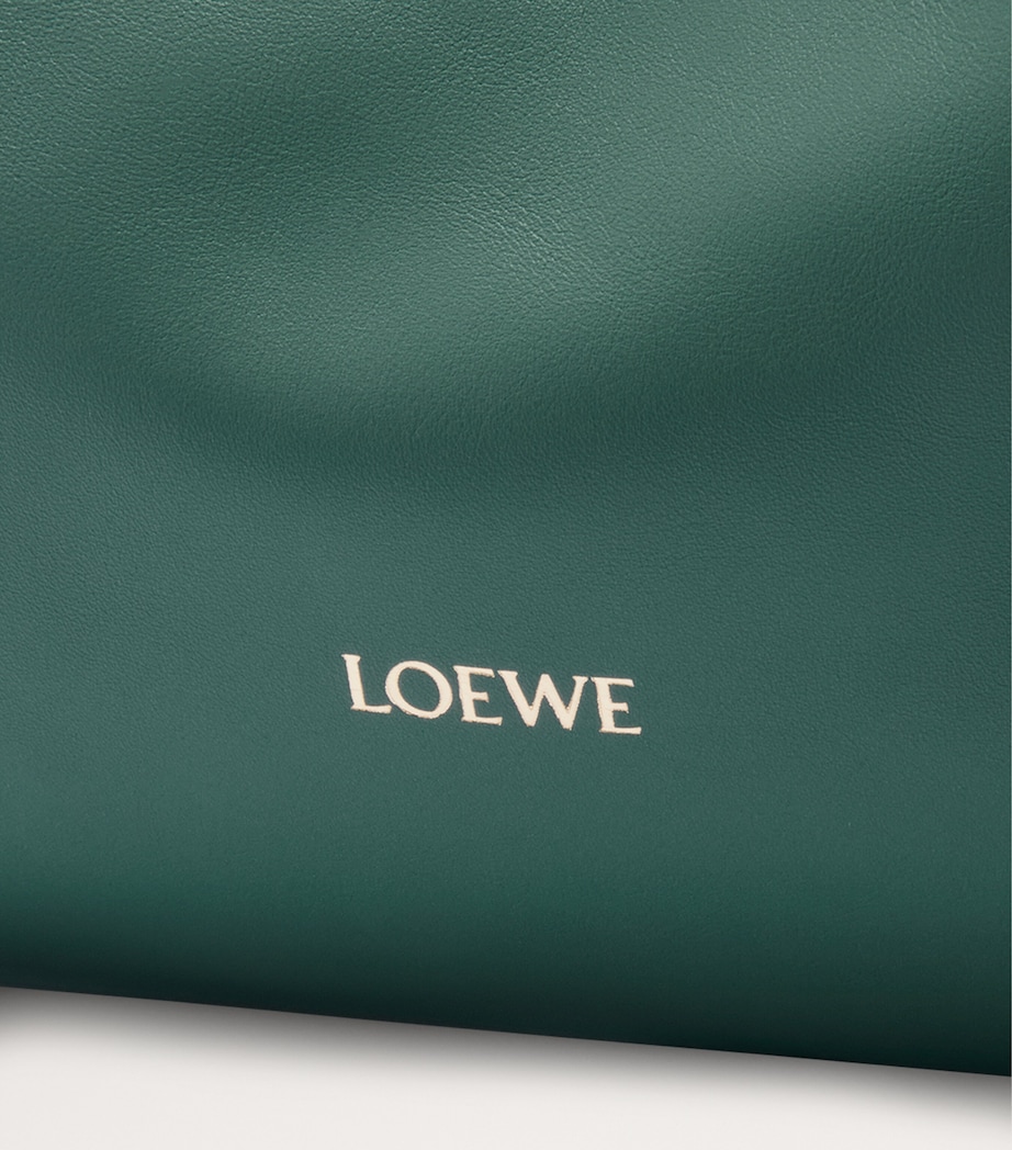 LOEWE Medium Leather Flamenco Purse Vetiver Image 8