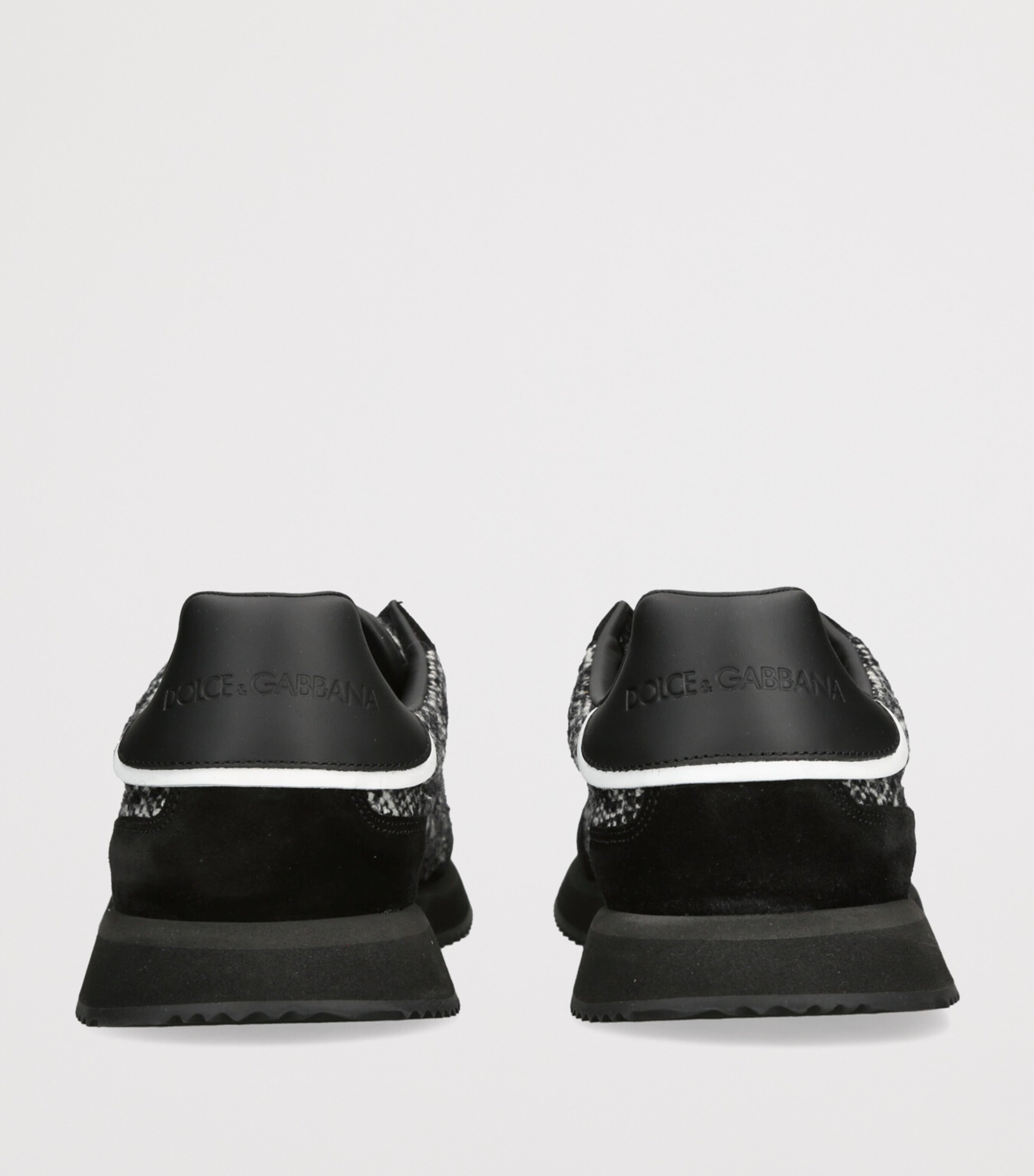 Dolce&Gabbana Suede DG Cushion Sneakers Blk/grey Image 2