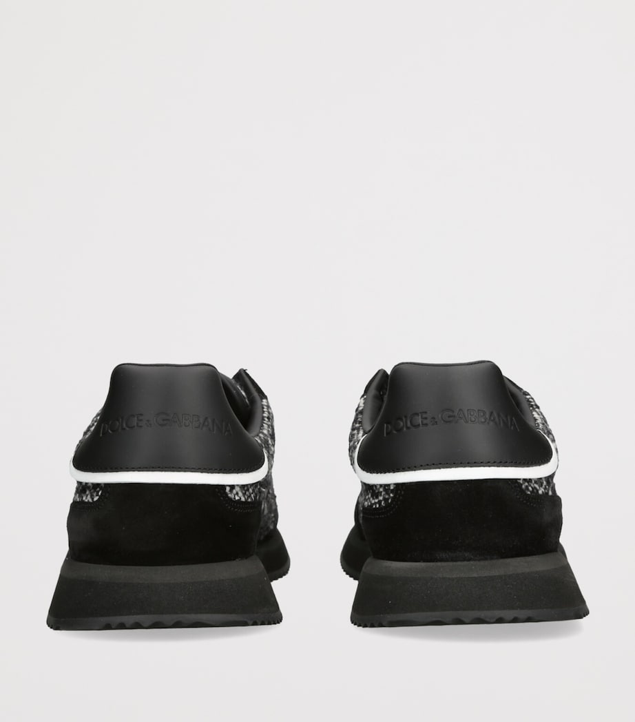 Suede DG Cushion Sneakers BLK/GREY Image 2