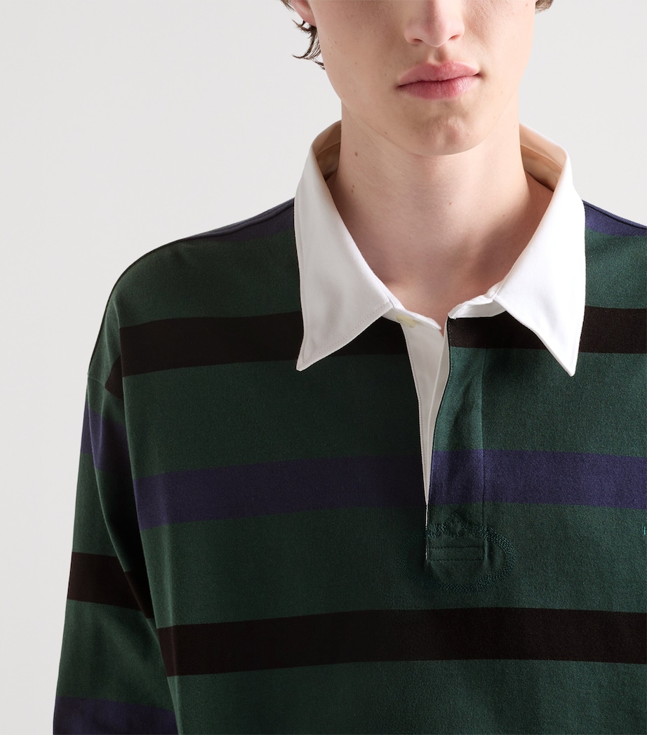 Prada Mens Cotton Oversized Polo Shirt Image 5