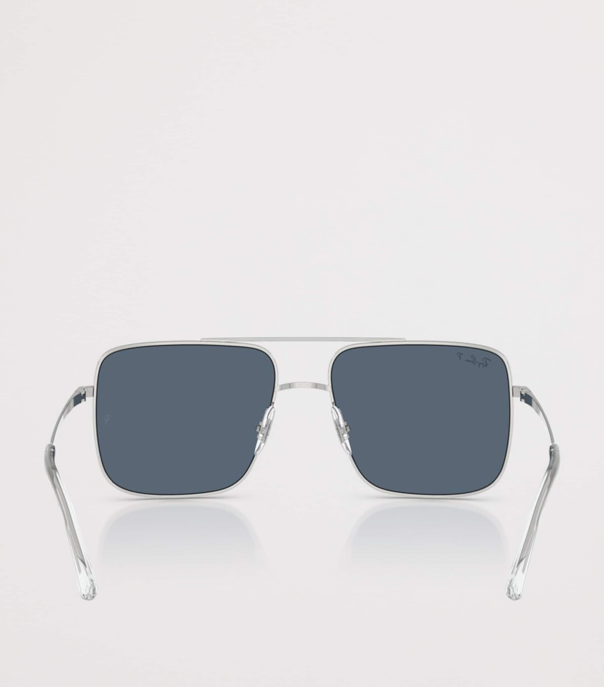Ray-Ban RB3758 Ari Bio-Based Square Sunglasses Silver Image 4