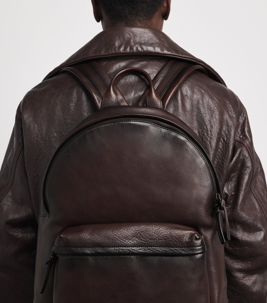 Officine Creative Leather Pack Backpack Testa Di Moro Image 2