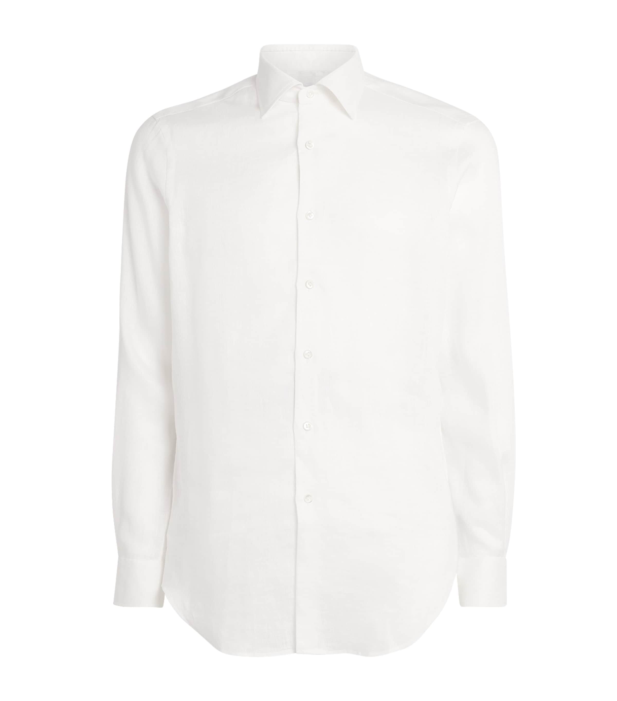 Linen Shirt 81 WHITE Image 1