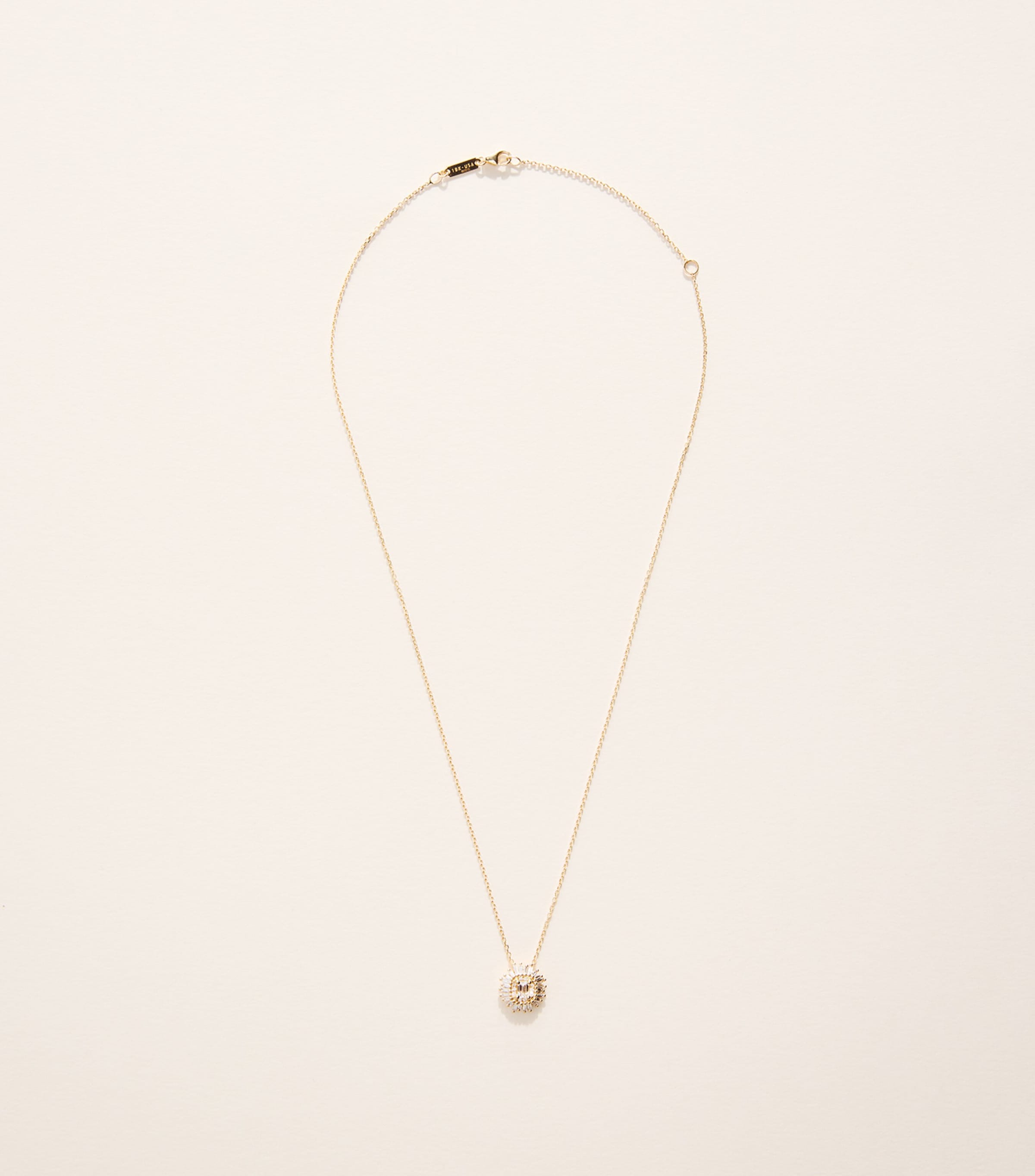 Suzanne Kalan Yellow Gold and Diamond One of a Kind Flower Necklace Yg/wd Image 3