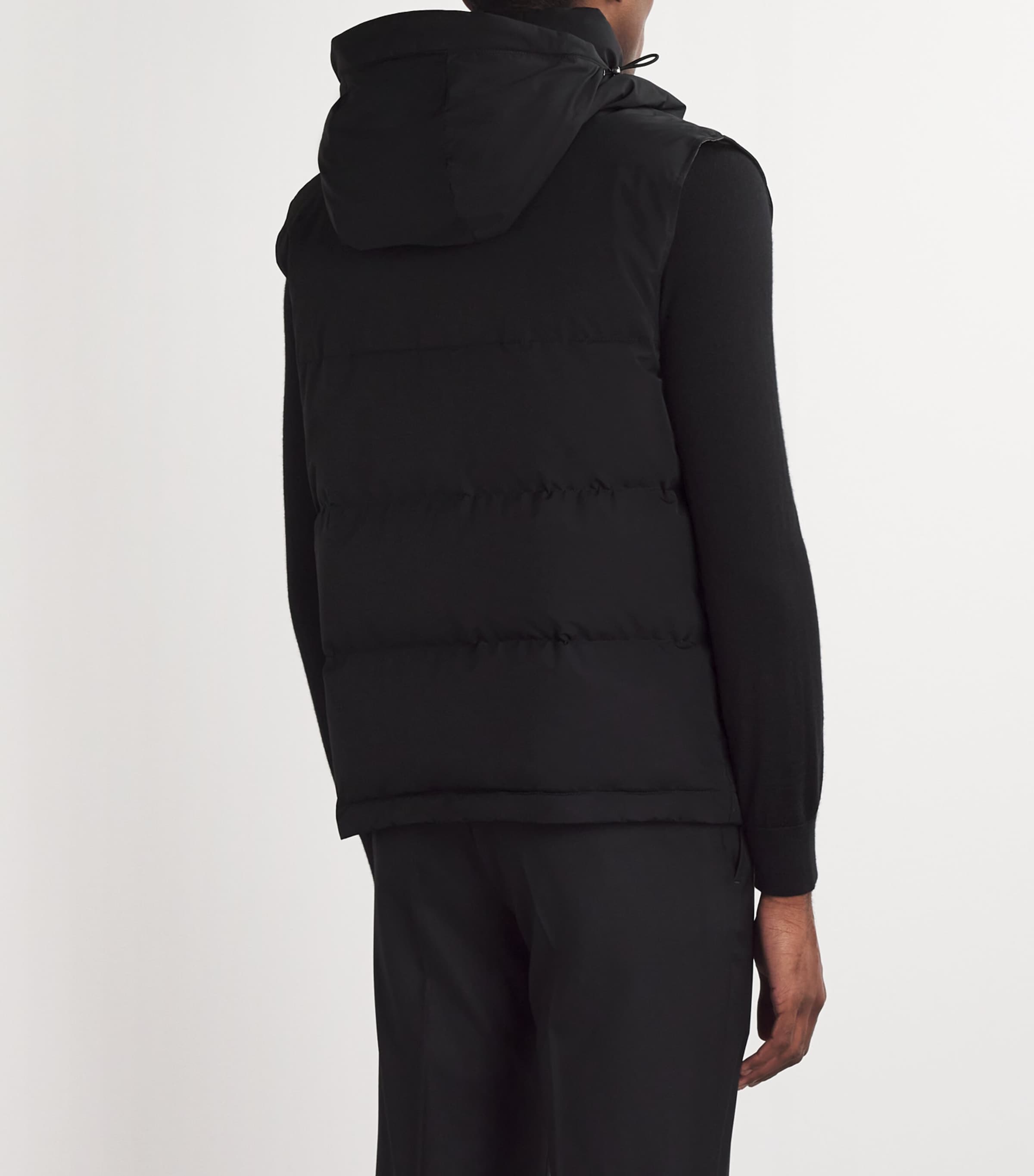Brioni Black Down-Filled Gilet | Harrods HK