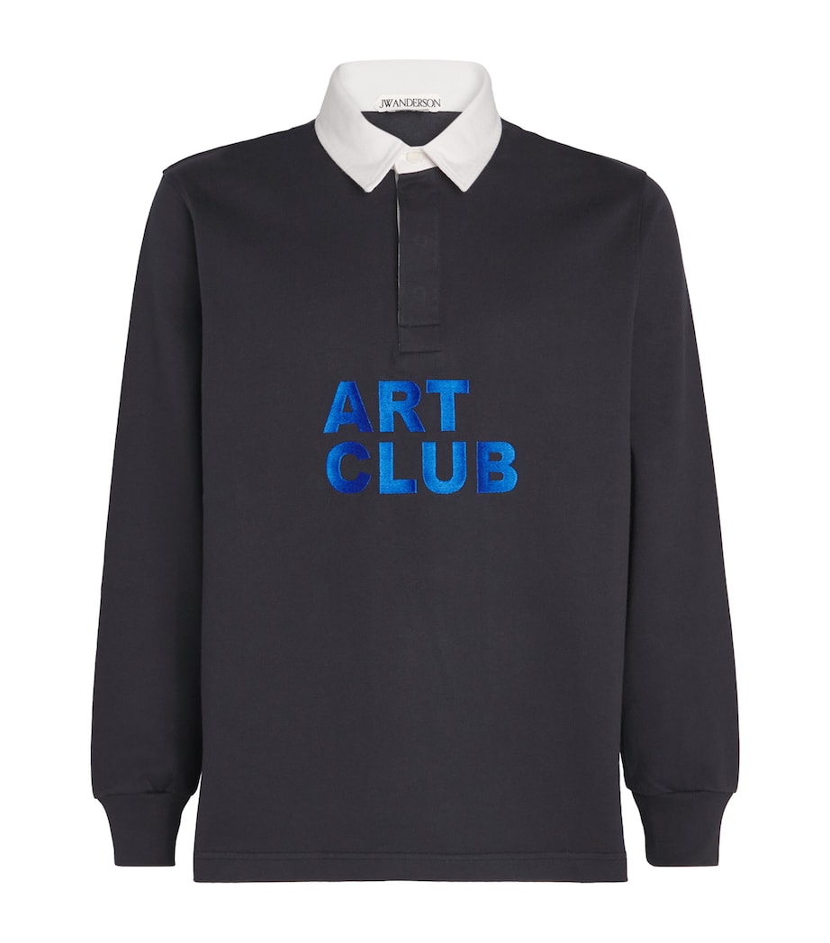 Jersey Art Club Rugby Sweatshirt WASHED BLACK 781 Image 1