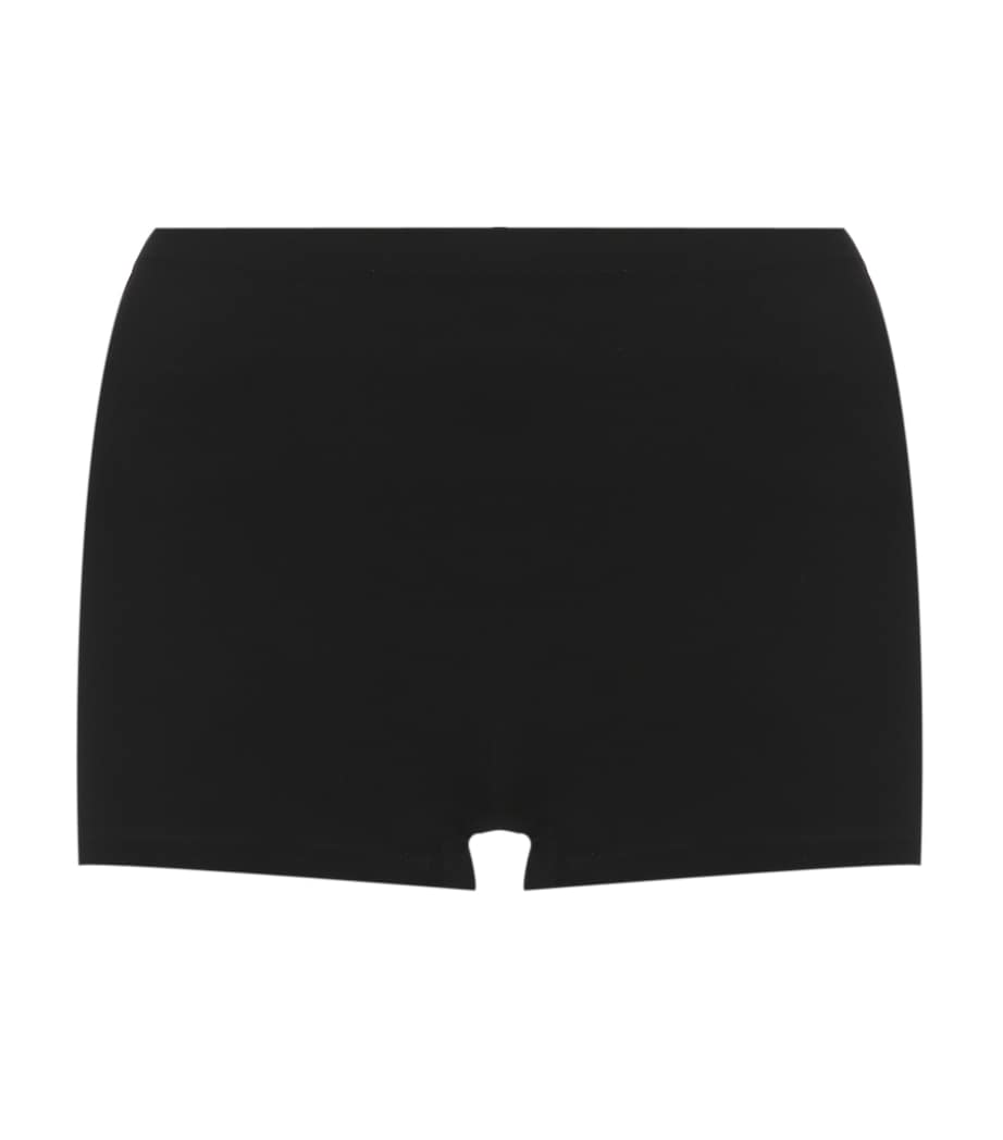 Touch Feeling Boy Leg Brief BLACK Image 1