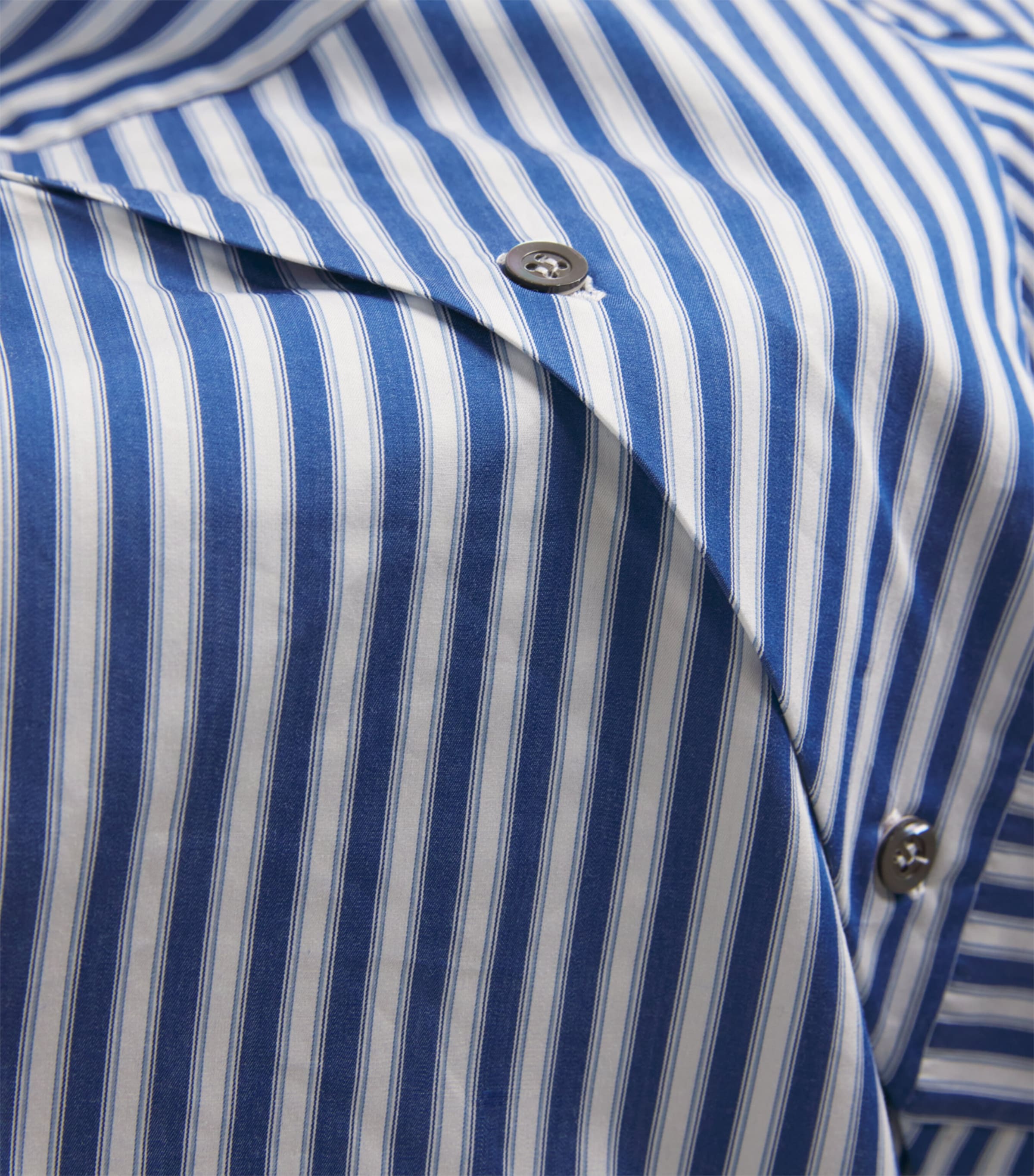 Stripe A-Line Midi Shirt Dress INKY Image 5