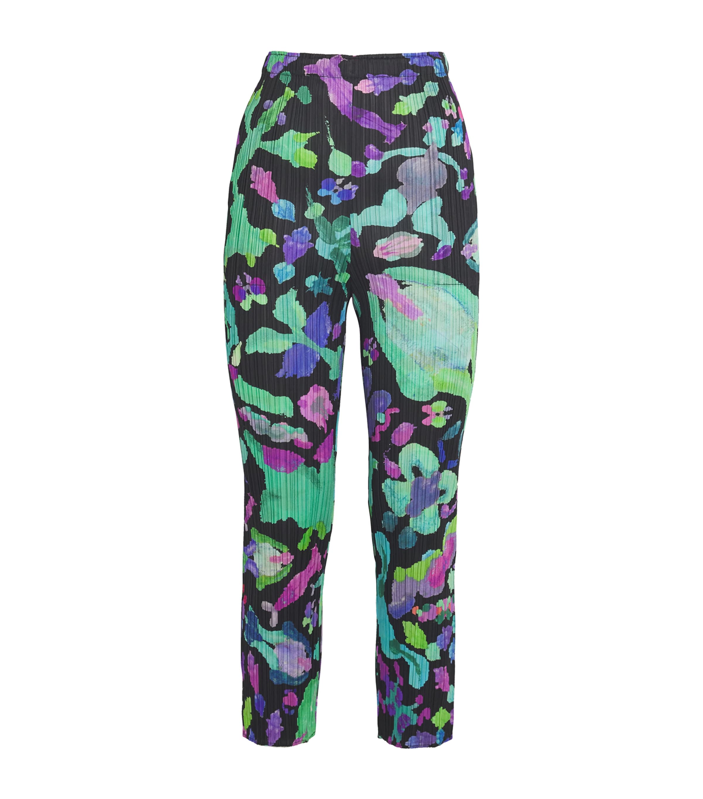 Issey Miyake Dance With New Friends Straight Trousers In Green