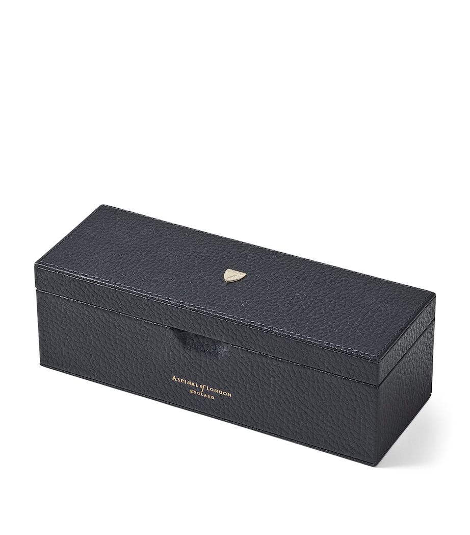 Leather Dominoes Set NAVY Image 2