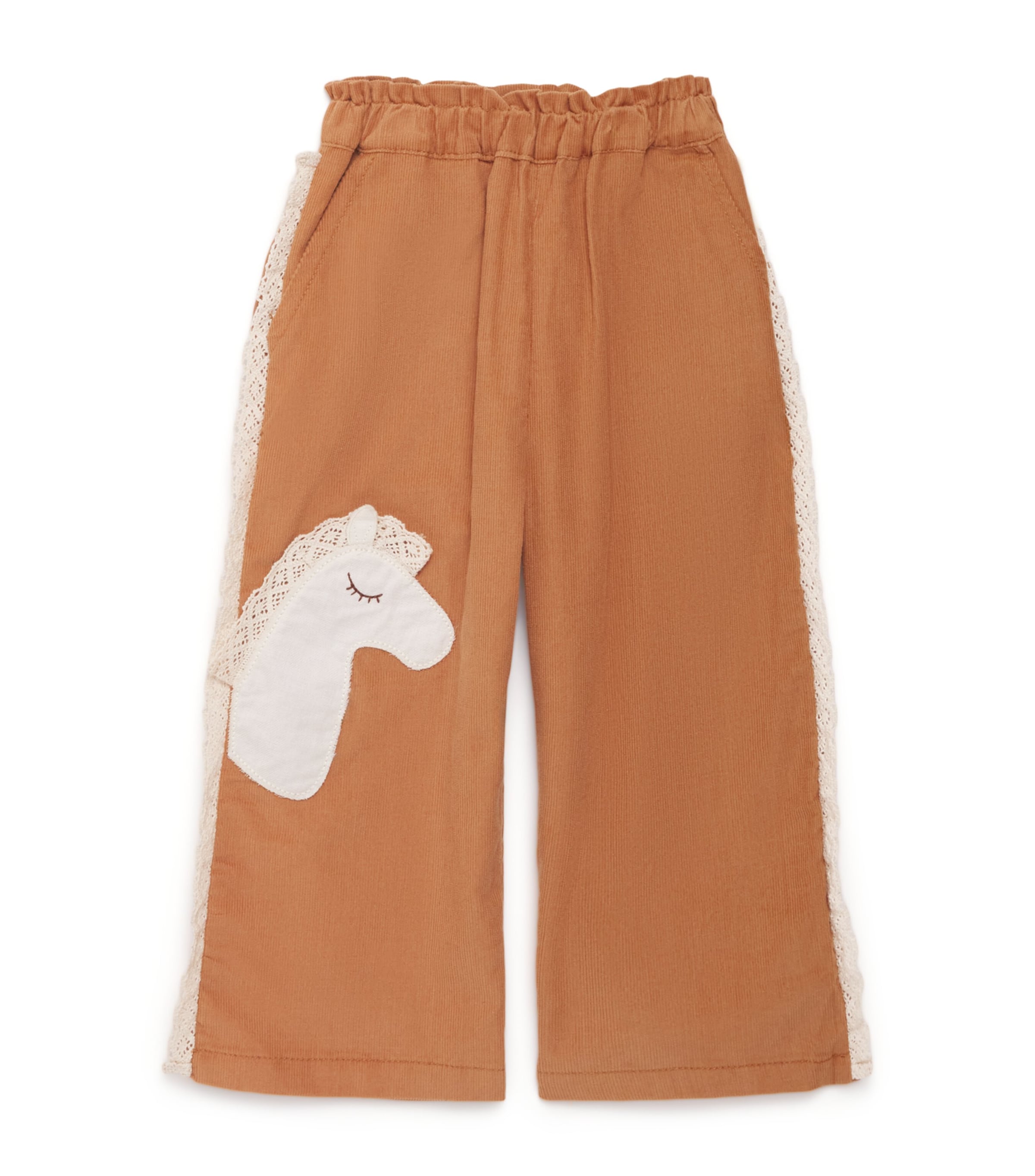 Gingersnaps Cotton Jolene Paper Bag Trousers In Yellow