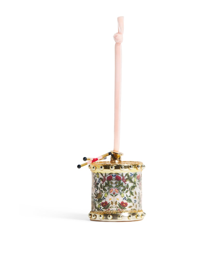 Harrods Partridge Print Drum Tree Decoration Image 1