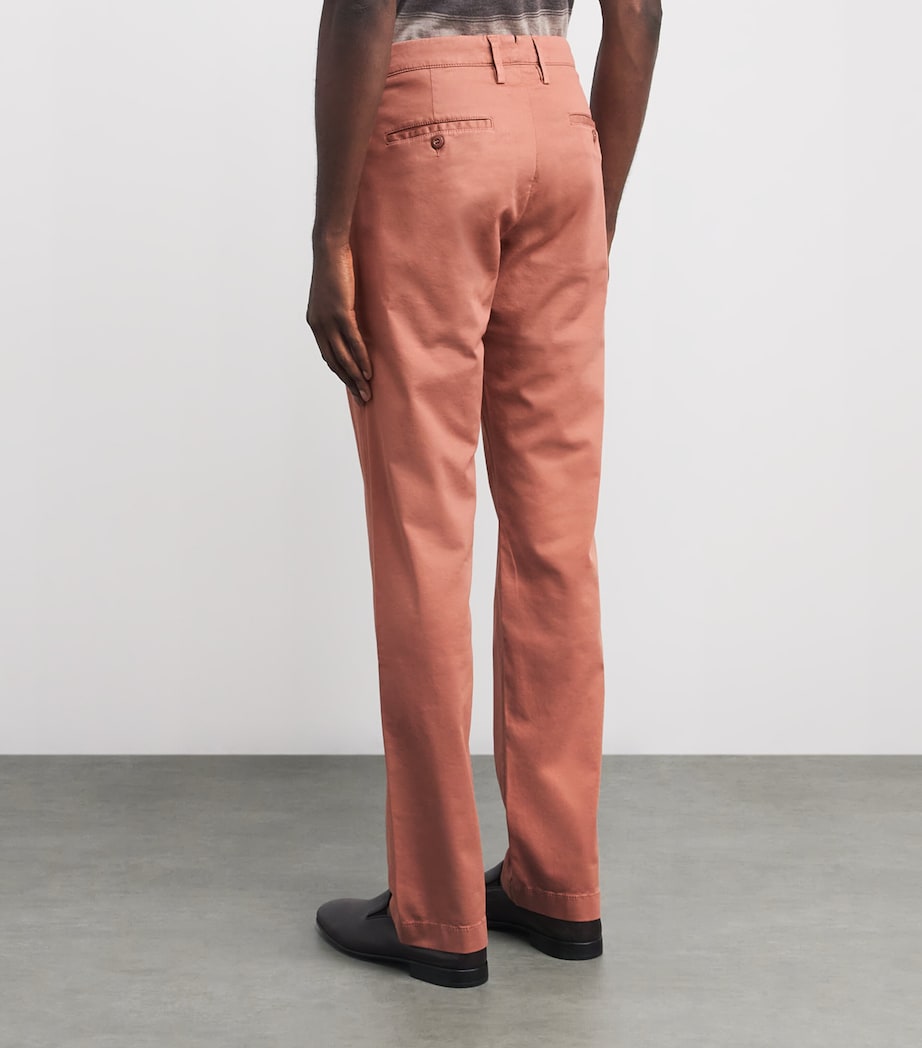 Bobby Slim Trousers G31 - BURNT ORNG Image 3