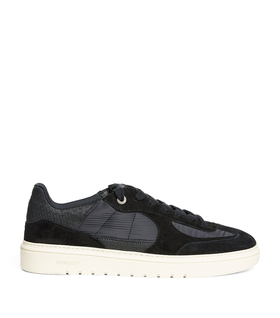Nubuck Leather Virtus Sneakers OFF BLACK Image 1