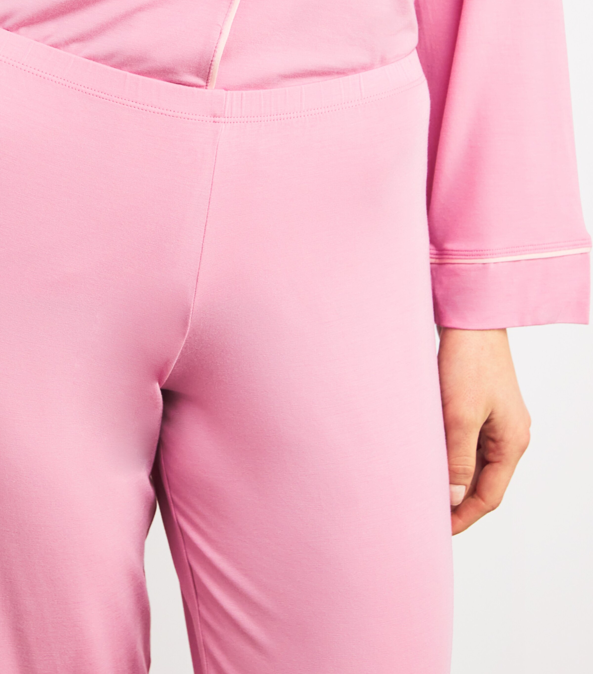 Gisele Long Piped Pyjama Set ORCHID/PTL PNK RQ/PP Image 6