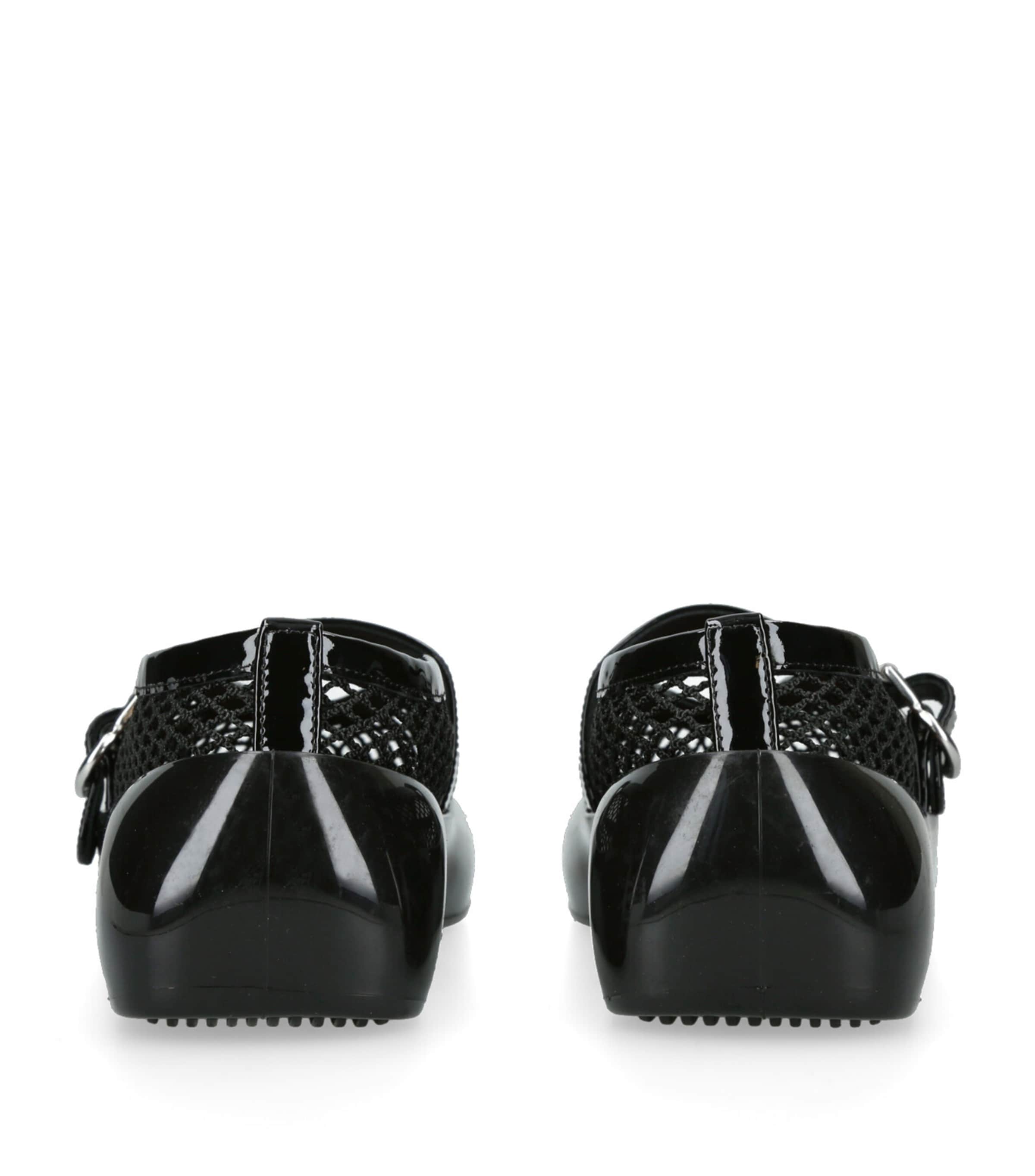 Rubber Ballet Flats BLACK Image 2