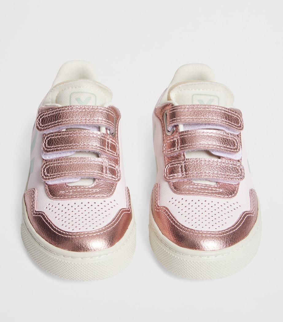 Bonpoint x Veja Leather Sneakers Rose Poudre Image 3