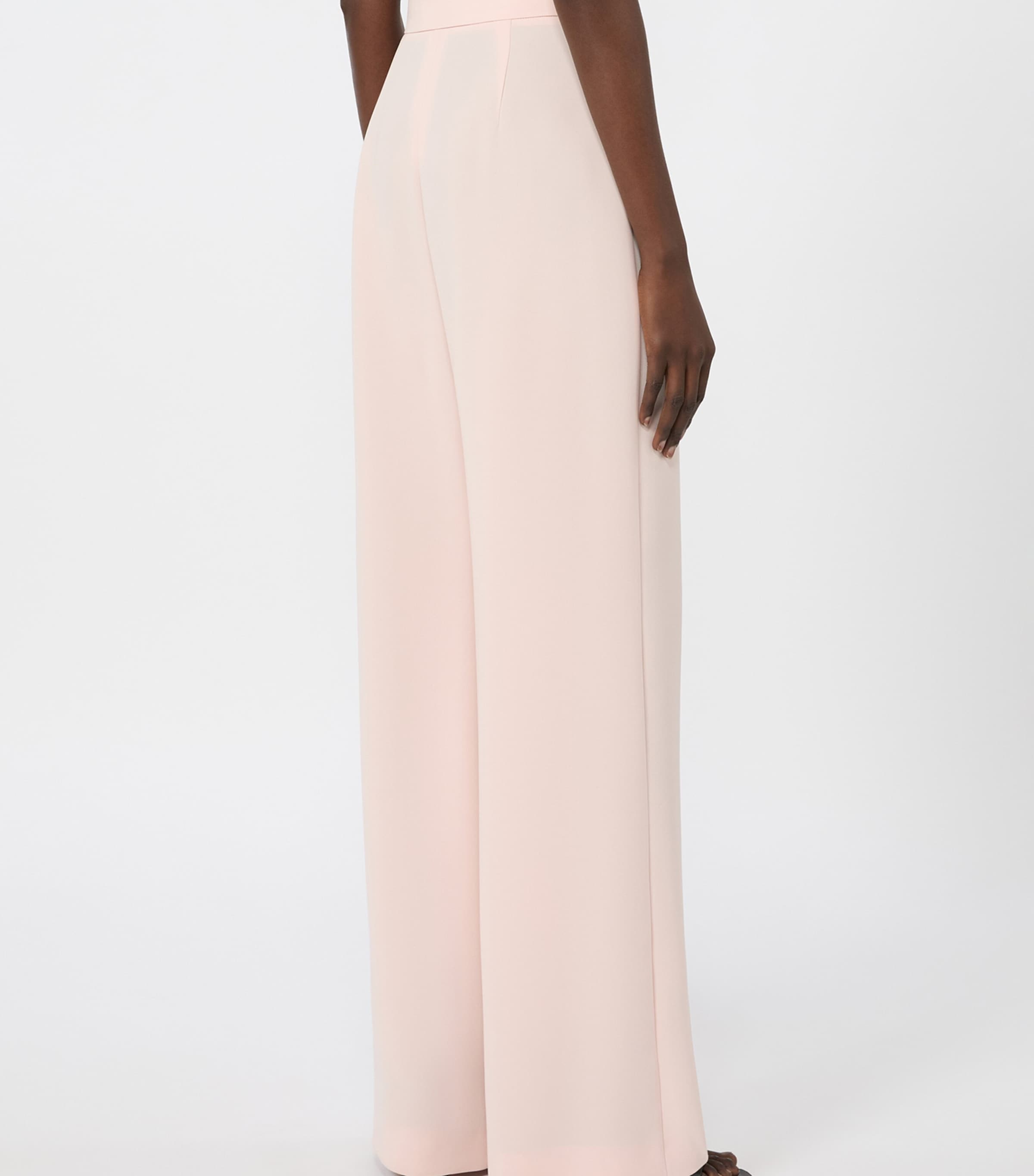 Max Mara Womens Wide-Leg Tailored Trousers Pink Image 4