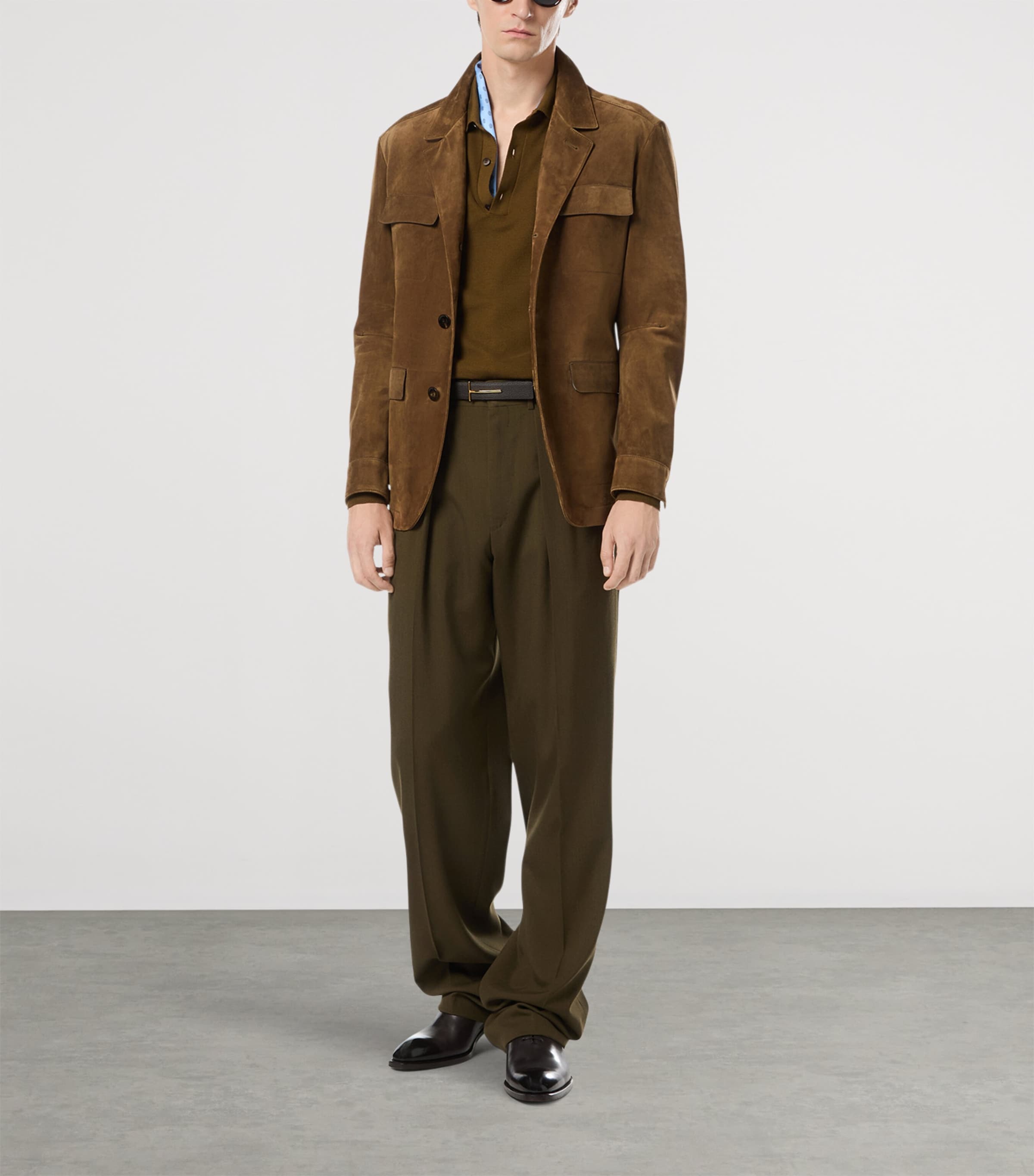 Calf Leather Slim T Belt ENB Image 4