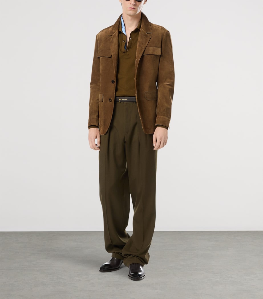 Calf Leather Slim T Belt ENB Image 4