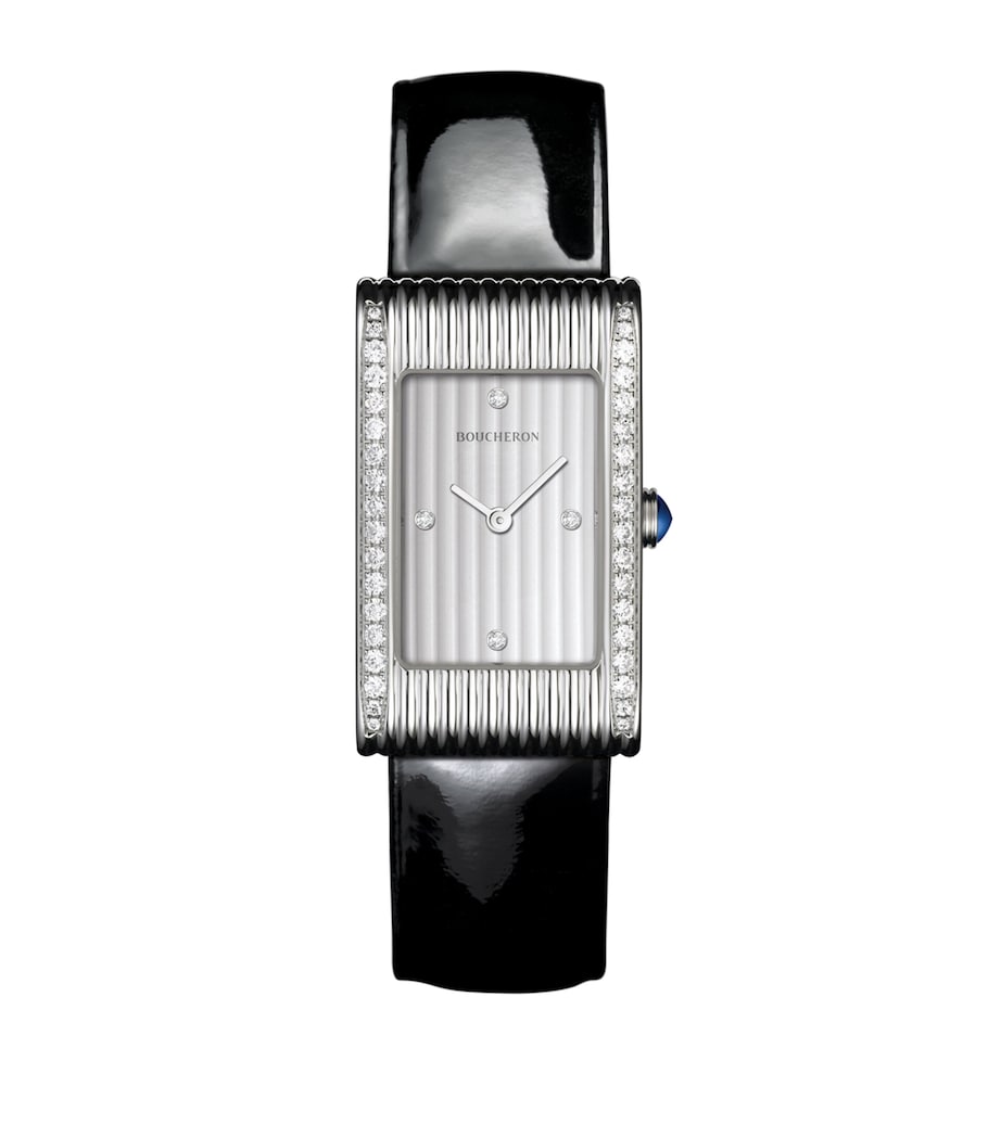 Stainless Steel and Diamond Reflet Watch 21mm NO COLOUR Image 1
