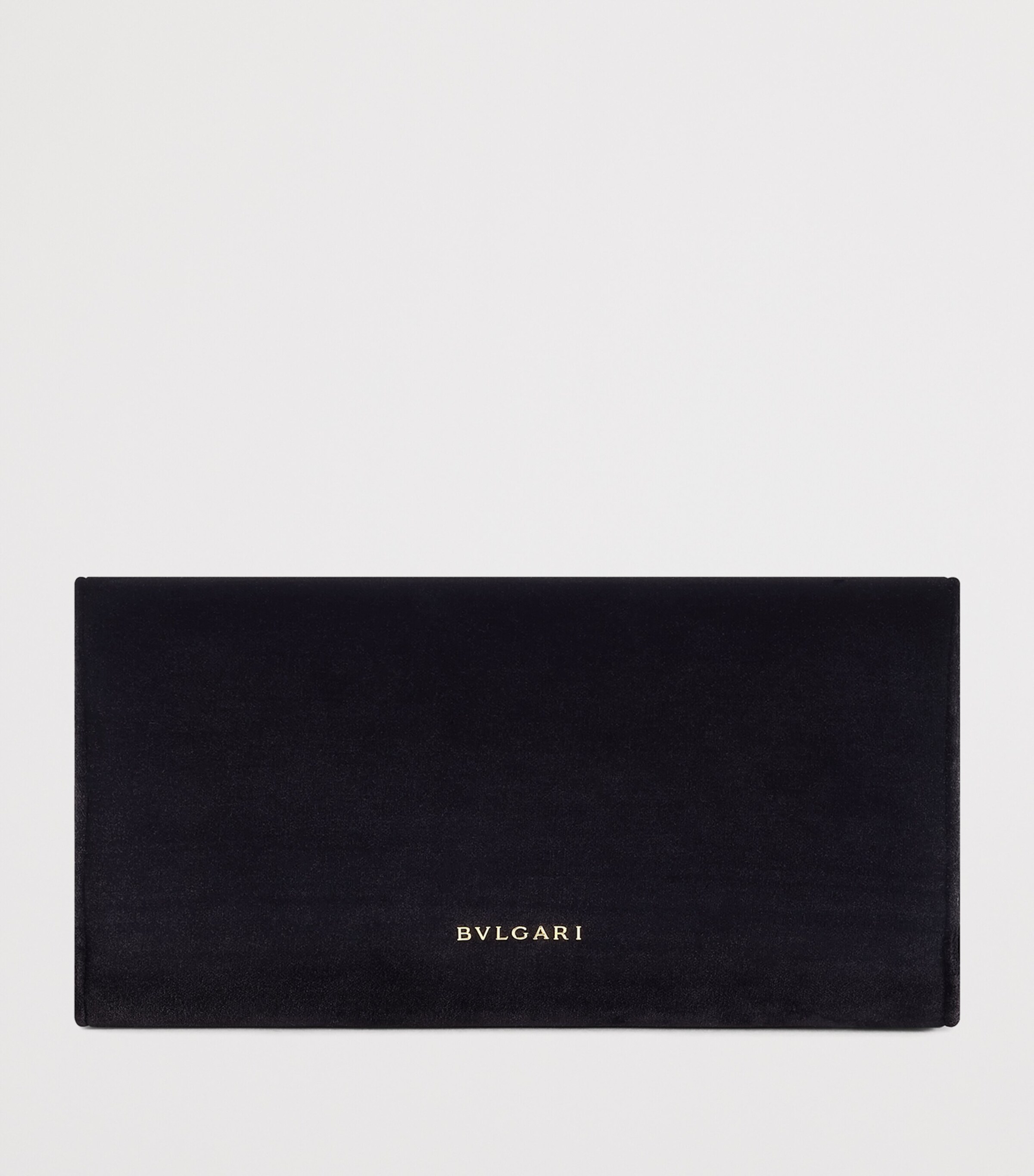 Bvlgari Velvet Tubogas Clutch Bag Black Image 2