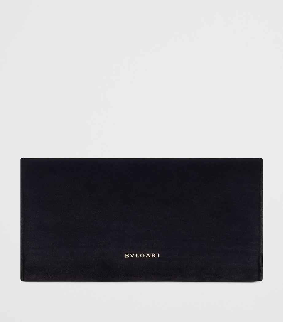 Velvet Tubogas Clutch Bag BLACK Image 2