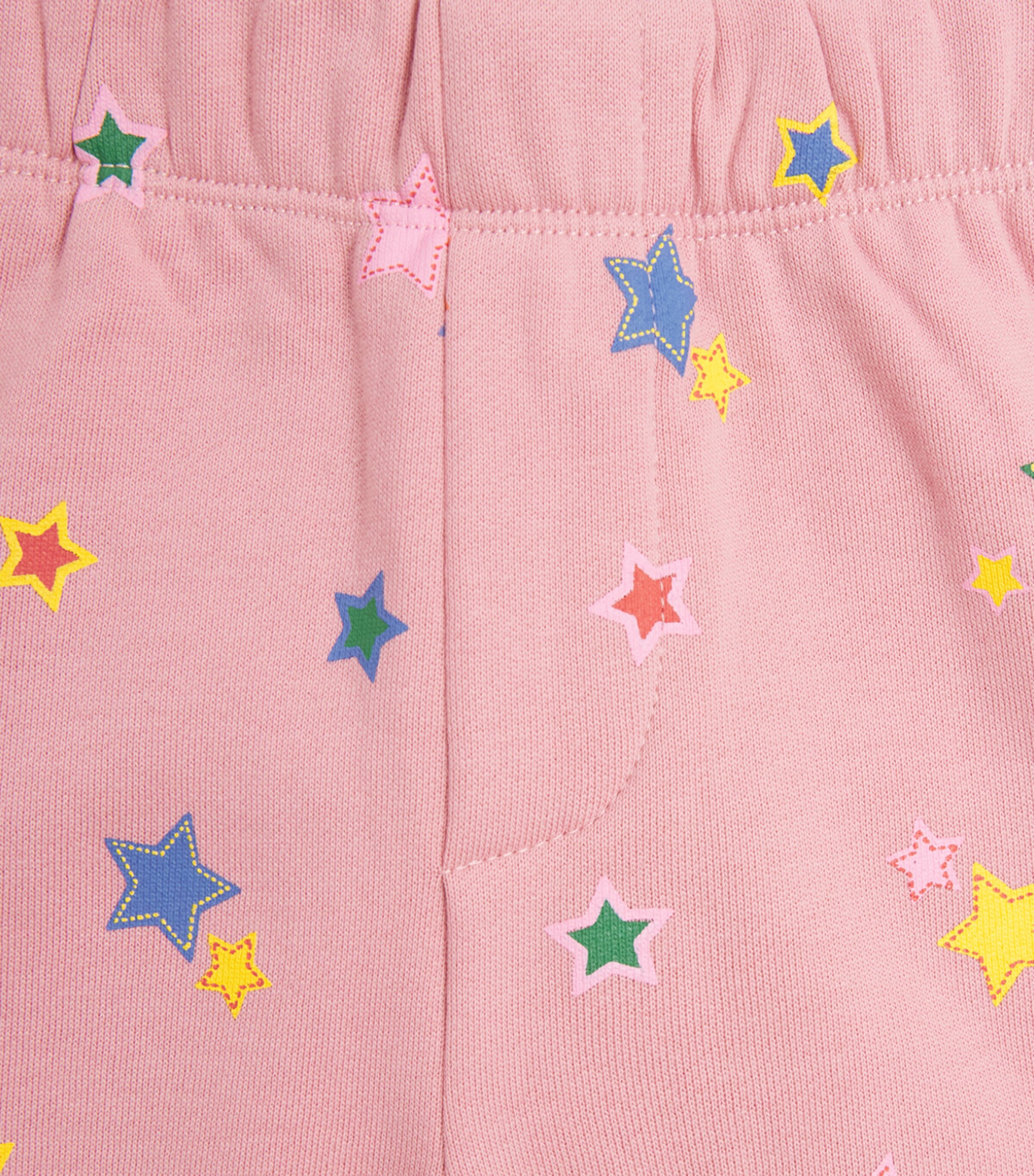 Stella McCartney Kids Cotton Star Sweatpants (6-36 Months) Rosa/multi Image 4