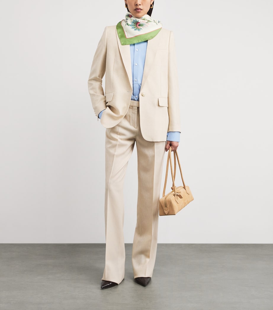 Silk Floral Scarf X0803 Image 3