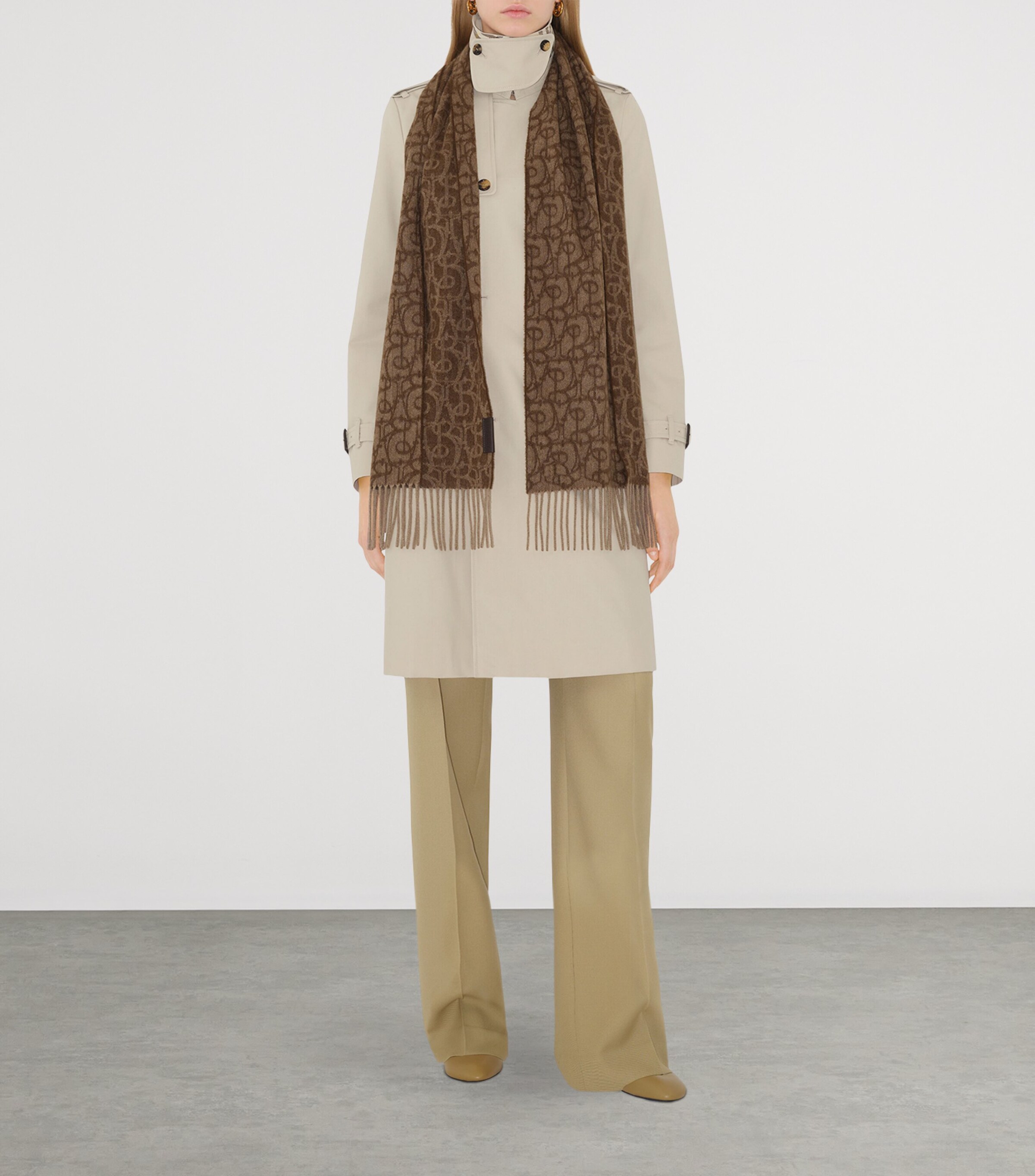 Cashmere B Charm Scarf TWIG Image 3