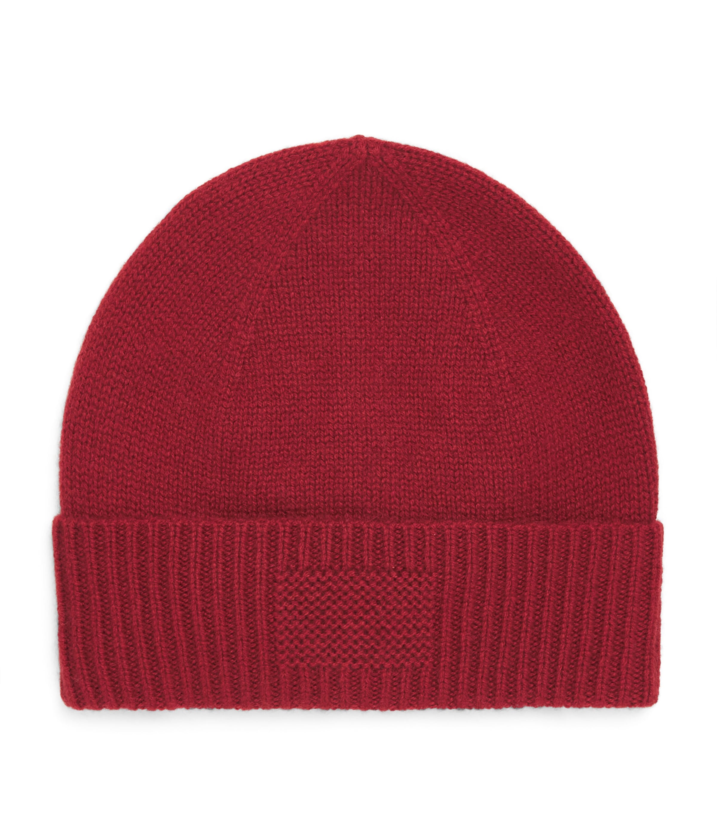 Guest In Residence Cashmere Ribbed Beanie Carmine Carm Image 1