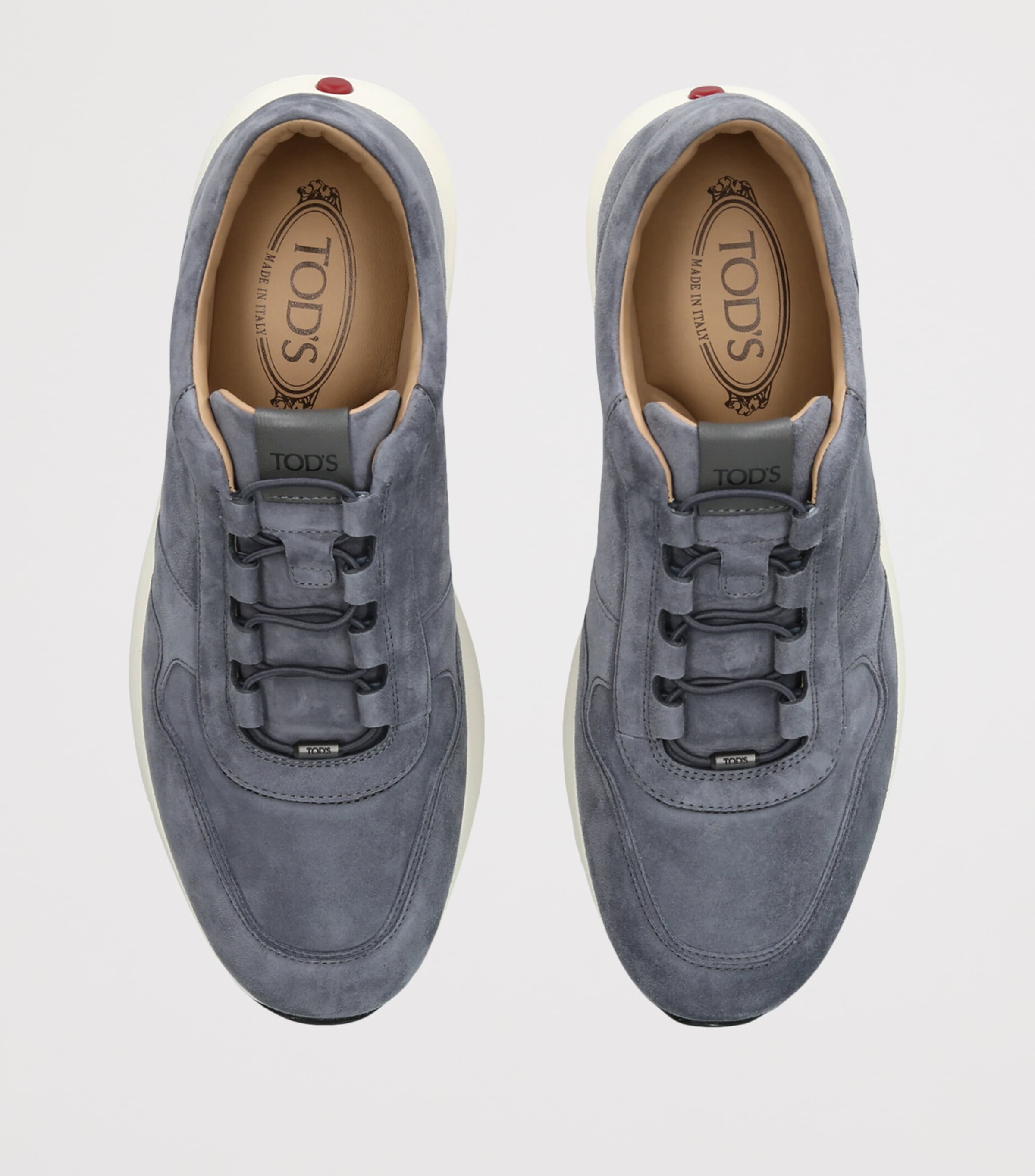 Tod's Leather Allacciato 79k Sneakers Pale Blue Image 3