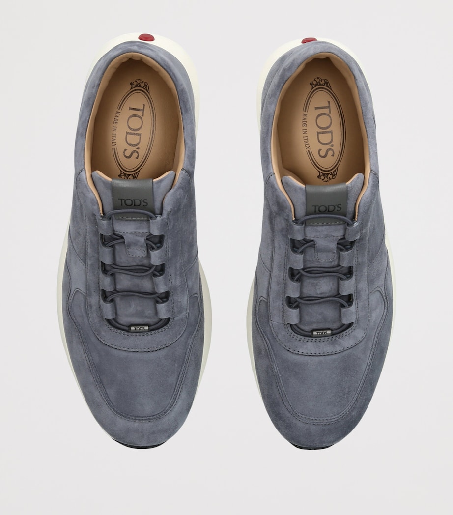 Tod's Leather Allacciato 79k Sneakers Pale Blue Image 3