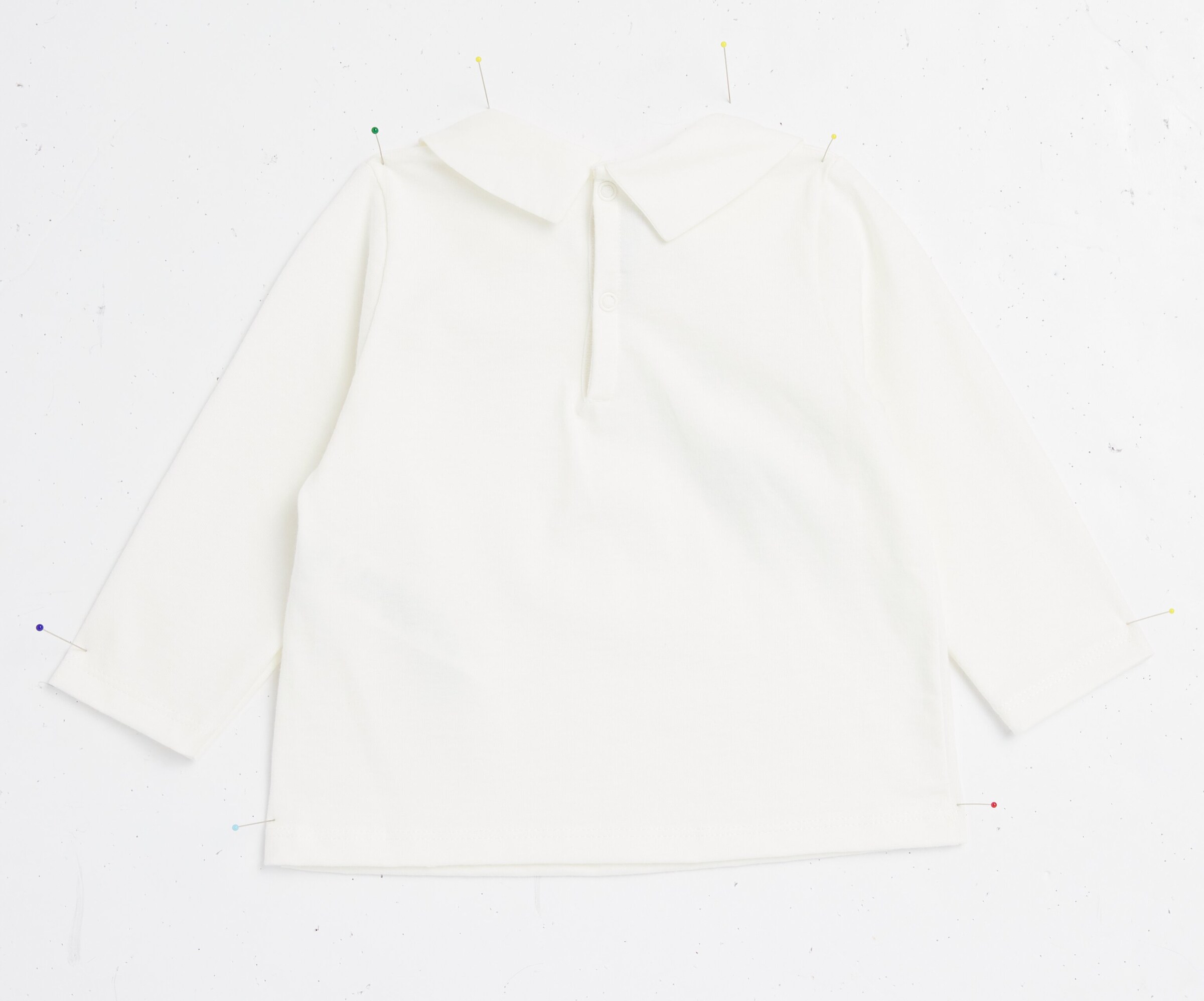 Embroidered-Collar Blouse (18-24 Months) 1MARSHMALLOW Image 2